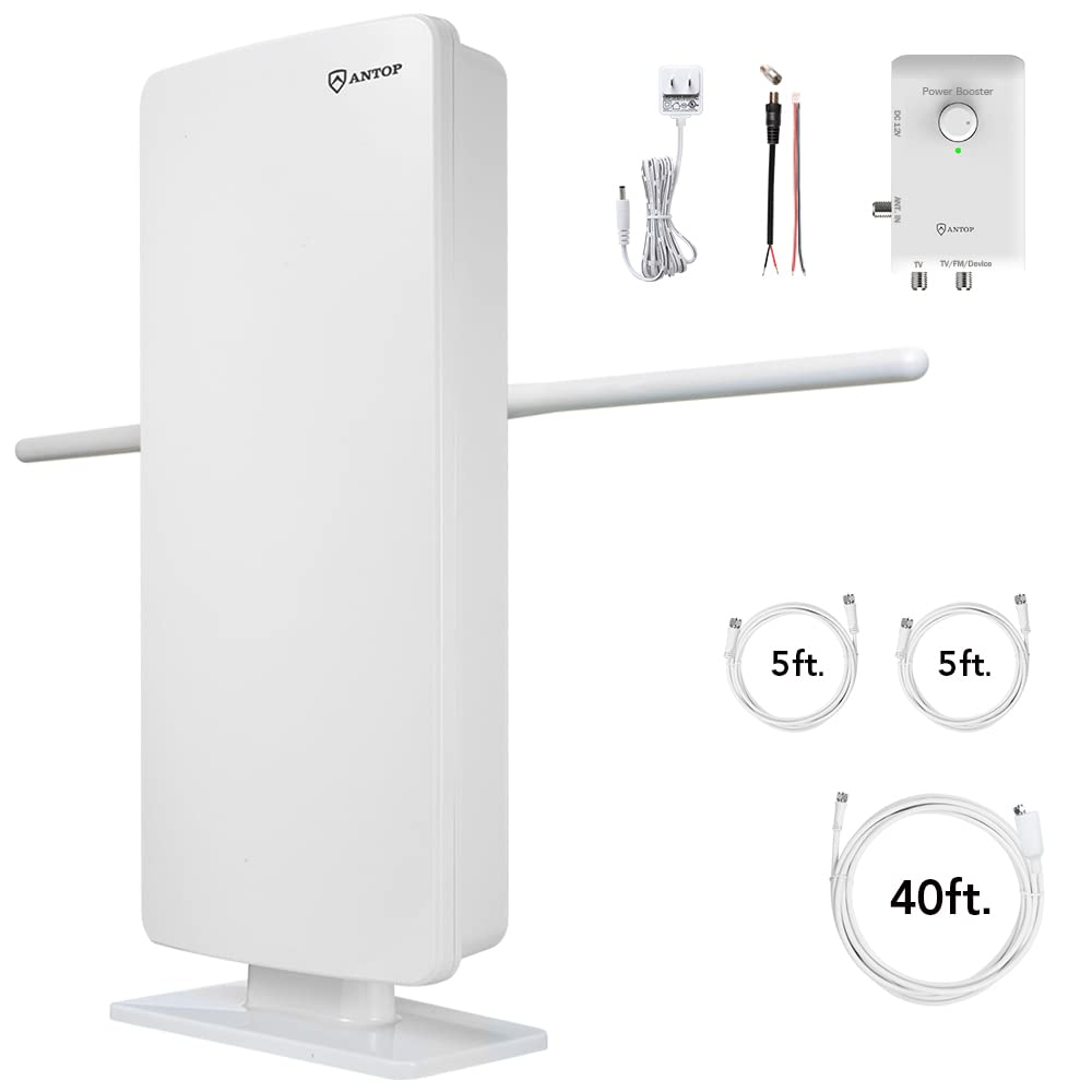 ANTOP ANTENNA INC. AT800SBS HD Smart Panel Amplified Indoor/Outdoor Antenna