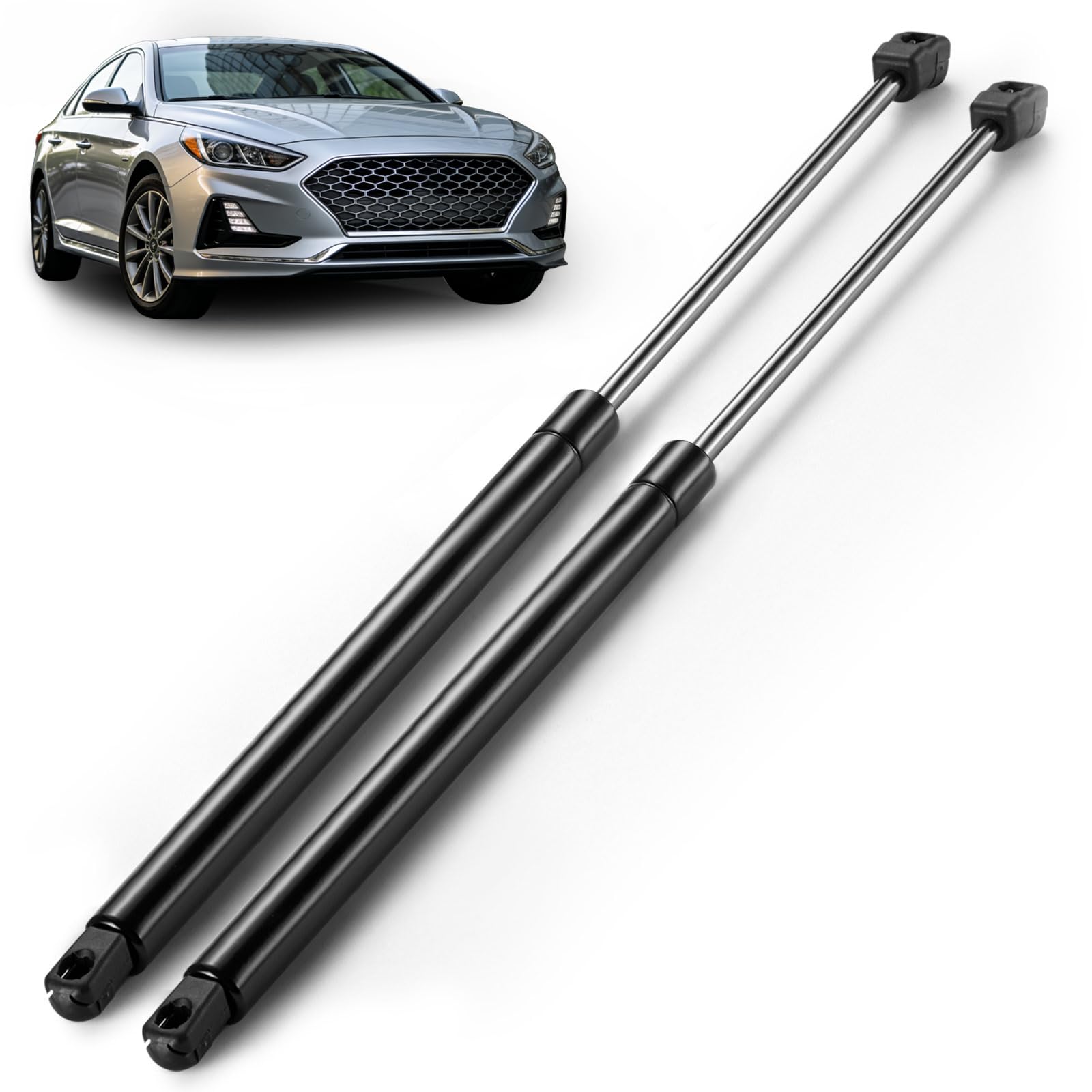 ARANA Hood Struts Shocks for Hyundai Sonata 2015-2017, Front Engine Lift Supports Fit Sonata Eco GL GLS SE Limited Premium Sport Ultimate 2.0T Models - Excluding Hybrid(5-Min Installation), 2 Pcs