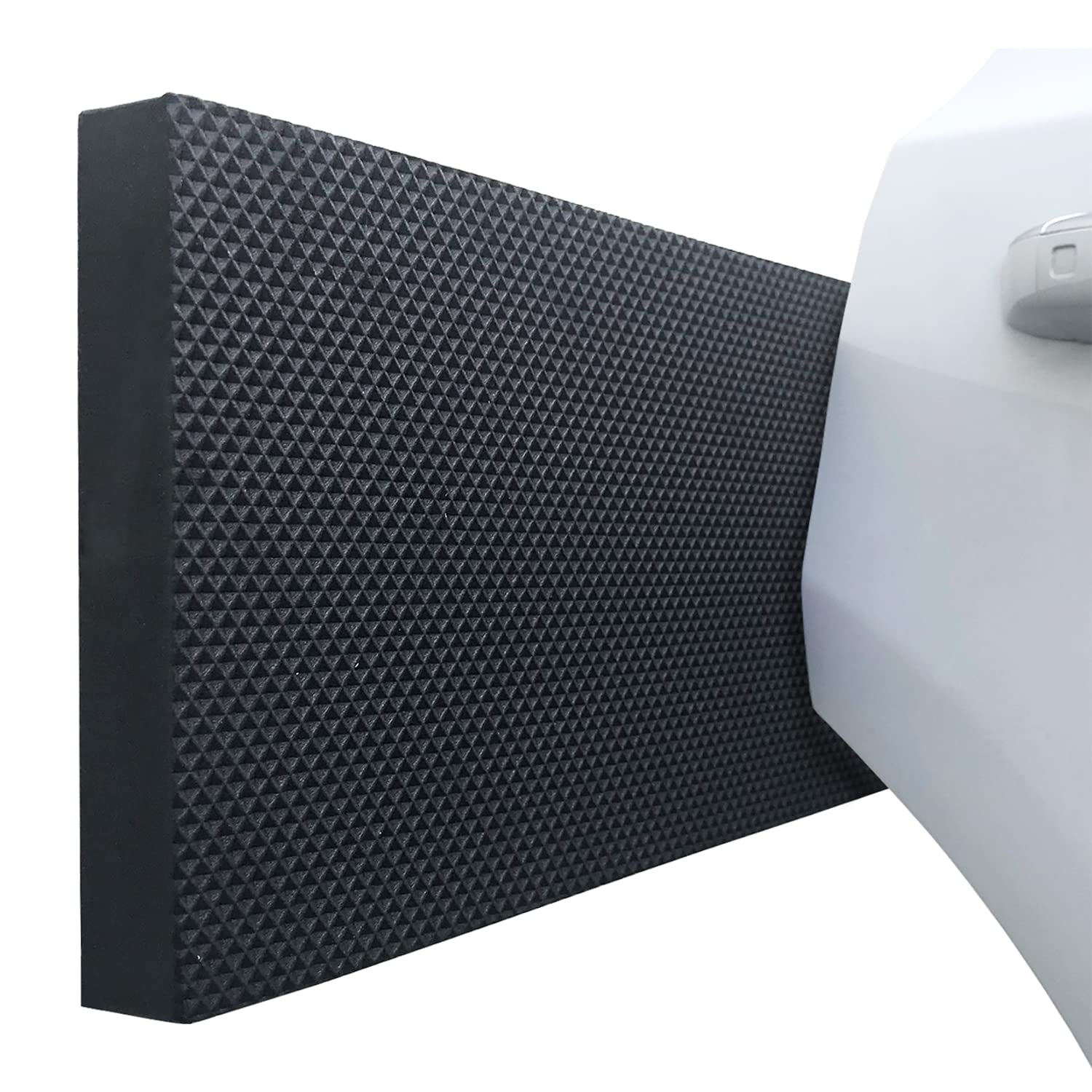 AMPULLA GWP02S Garage Wall Protector Car Door Protectors, Designed in Germany (2, Black)