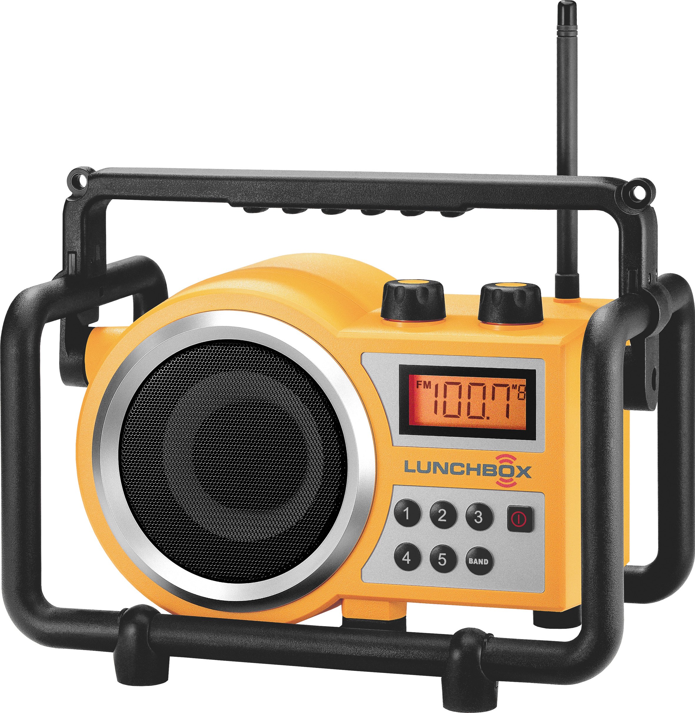 SANGEAN SNGLB100 FM/AM Ultra-Rugged Utility Worksite Digital Radio (Yellow)