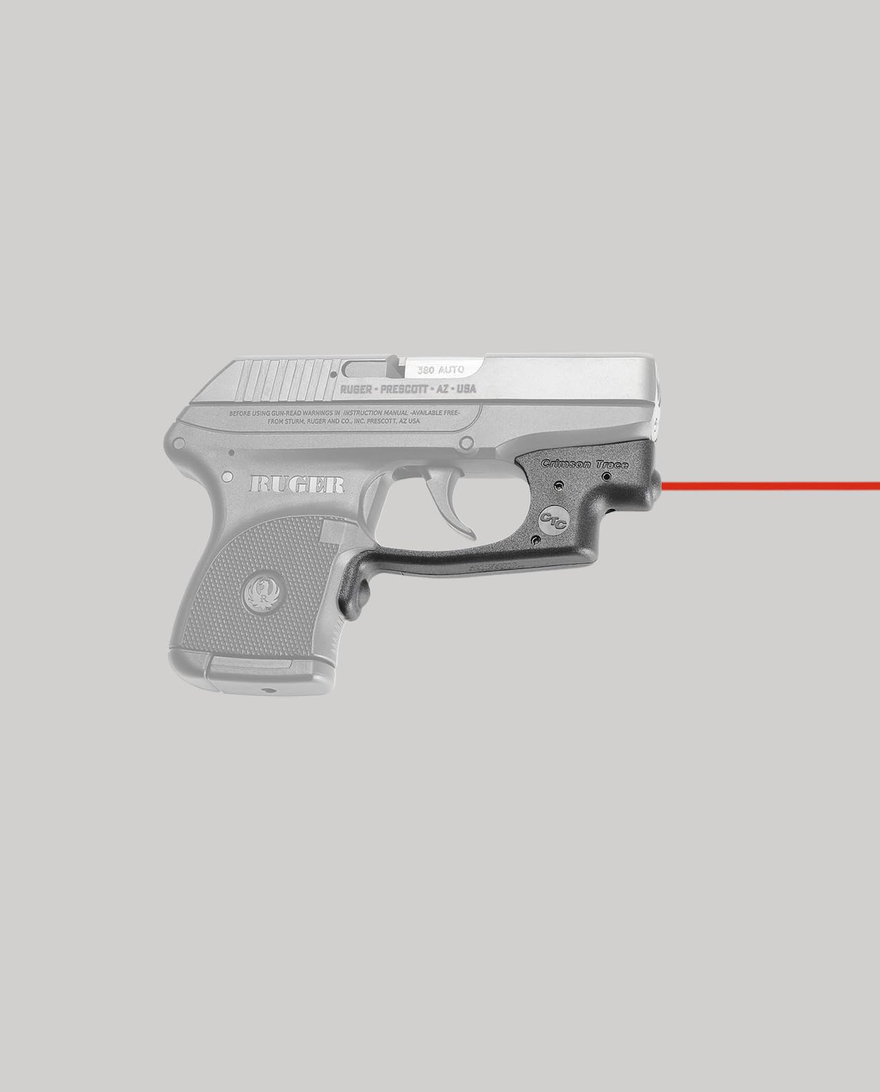 Crimson Trace LG431 Laserguard for Ruger LCP Pistols, Red Laser