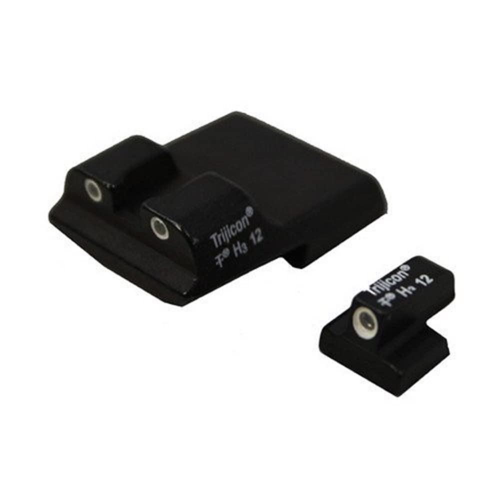 Trijicon S&W Compact Long Rear Night Sight Set, 9 mm