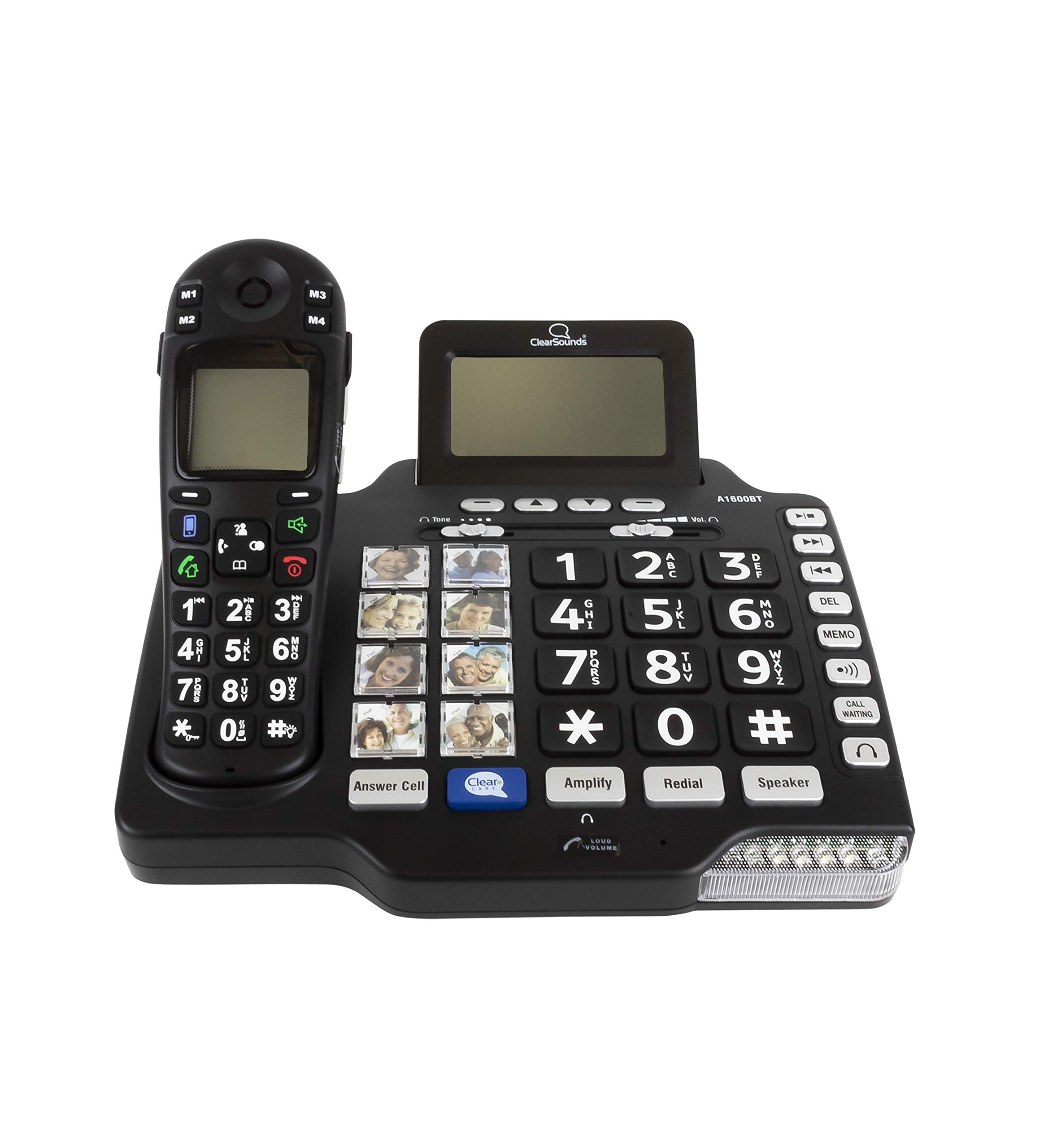 Clear Sounds A1600BT Dect Amplified Deluxe Phone With BT