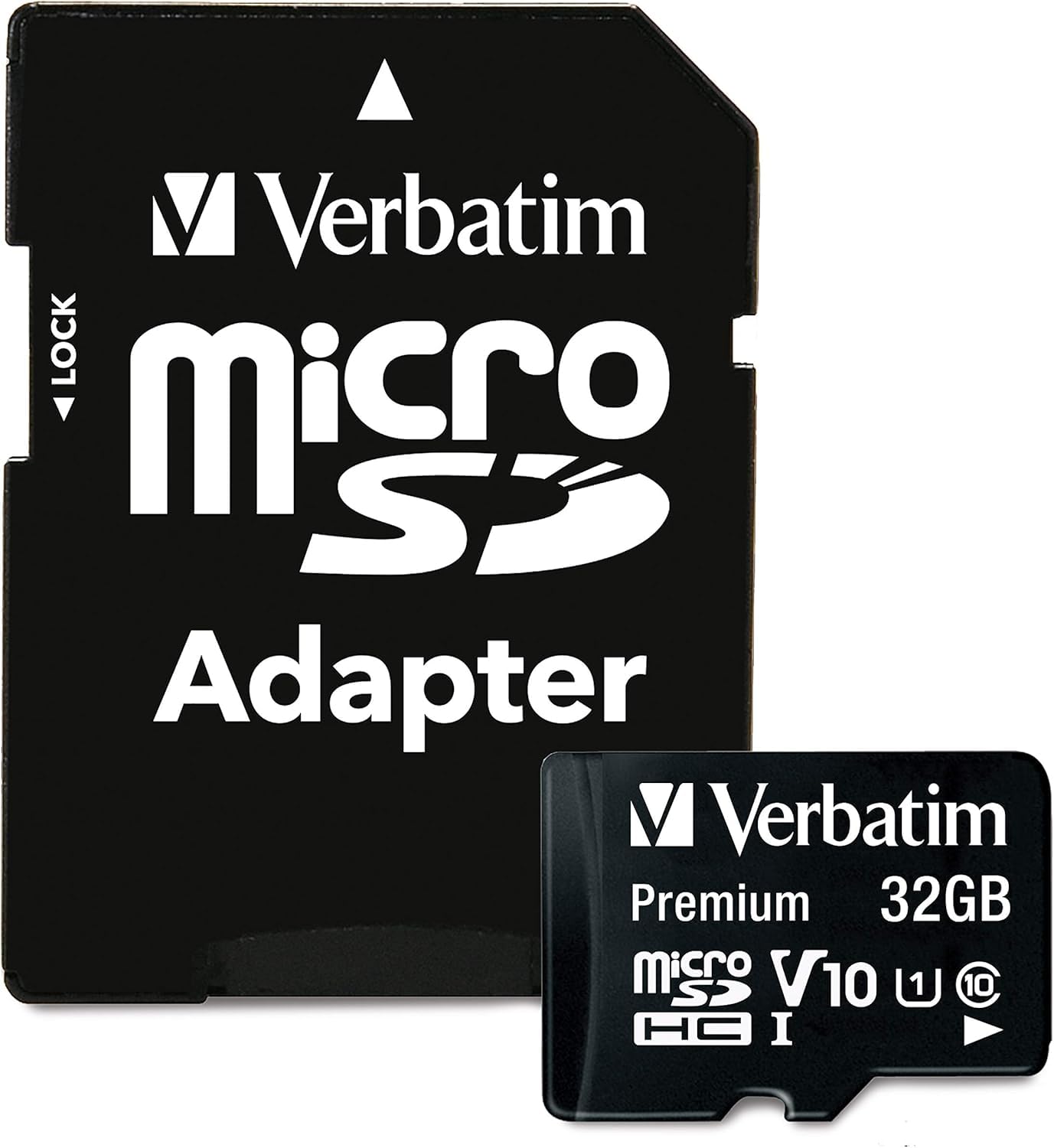 VERBATIM 44083 microSDHC Card with Adapter (32GB Class 10)