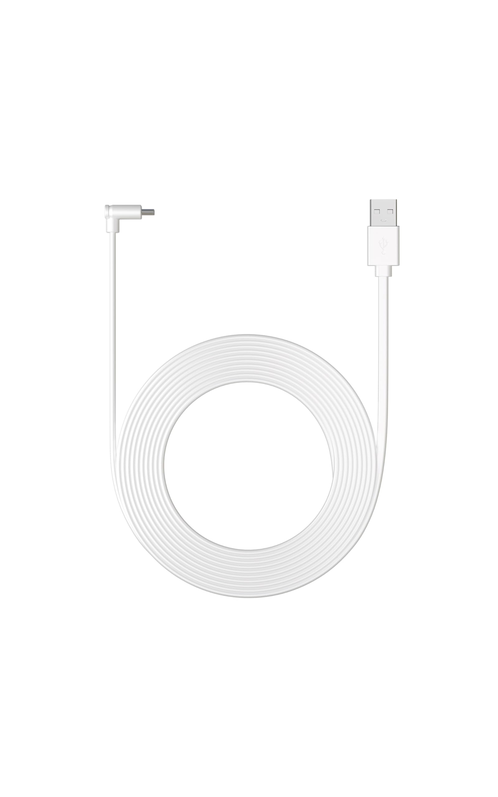 Ring 10 ft. USB-A to USB-C Power Cable — Compatible with Indoor Cam Plus, White