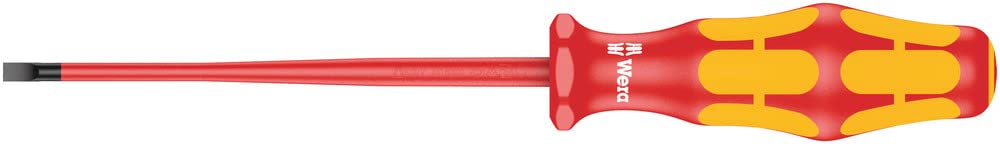Wera 05006440001 Screwdriver for Slotted Screws"160iS VDE" Insulated 0.6x3.5x100mm, Silver