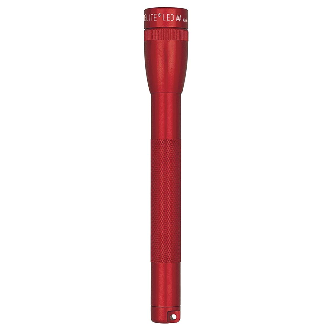 Maglite P32032 2 Cell AAA Mini  Led Flashlight Red
