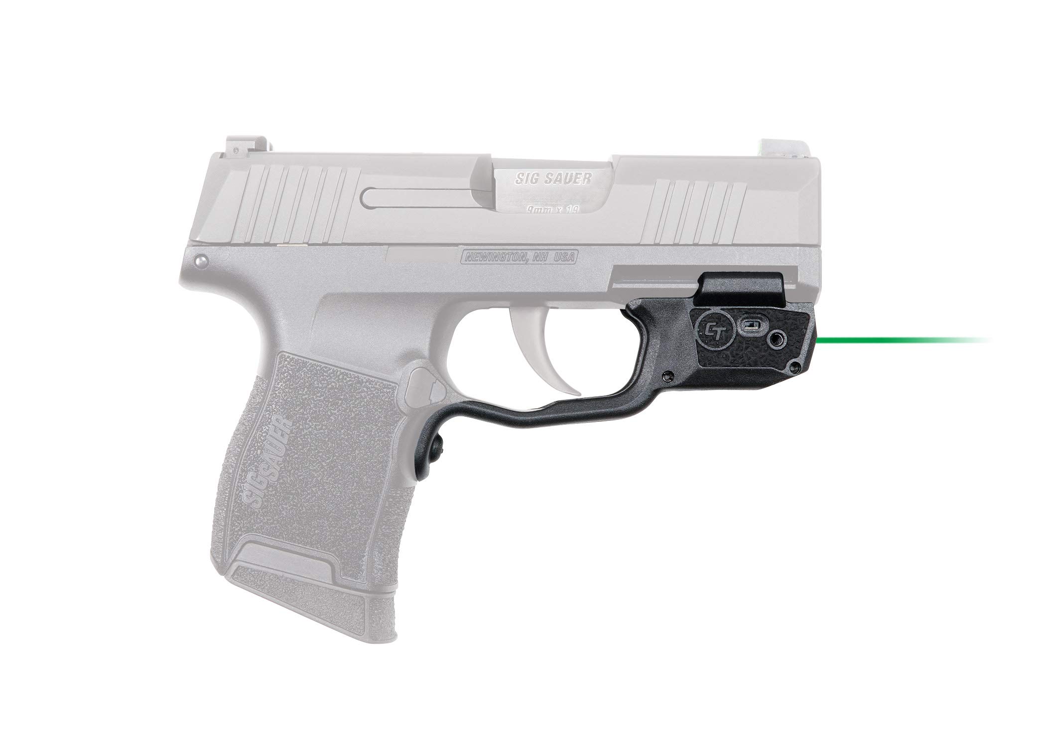 Crimson Trace LG422G Laserguard for Sig Sauer P365 Pistol, Green Laser