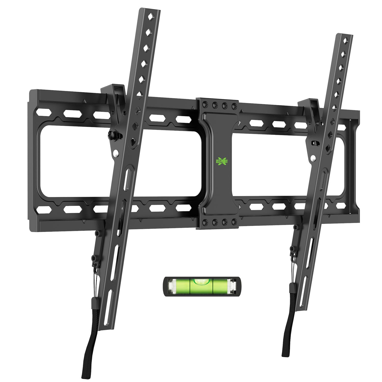 USX MOUNT Tilting TV Wall Mount for Most 37"-95" Flat Curved Screen Television, TV Bracket with Max VESA 600x400mm up to 132lbs, Low Profile Tilt Mount for 16", 24" Stud