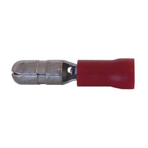 XSCORPION MB2218R Bullet Connectors 18/22ga. Male Red (100 pack)