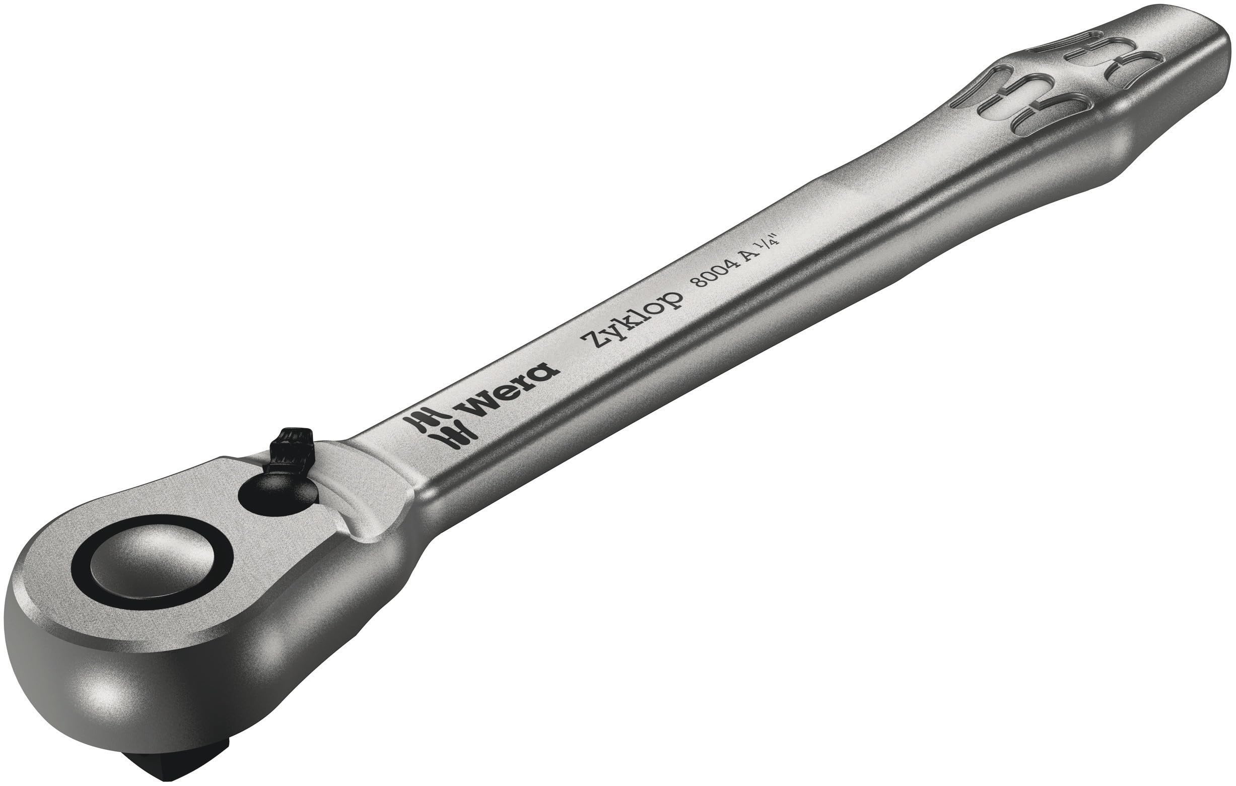 Wera 05004004001 8004 A Zyklop Metal Ratchet with Switch Lever 1/4" Drive Multi
