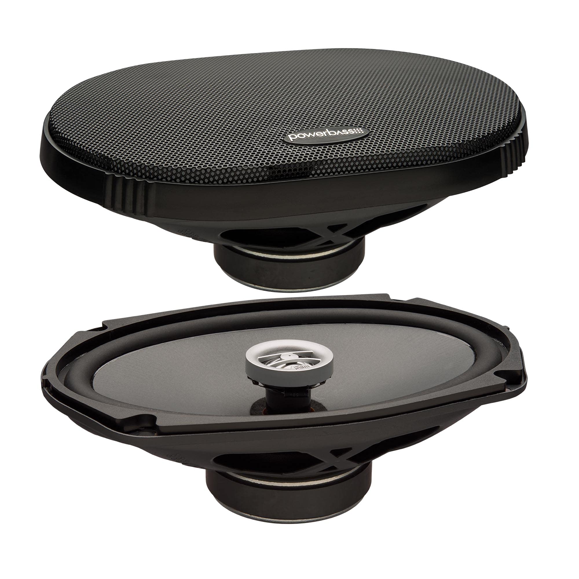 PowerBass OE-692T - 6x9 Shallow Mount Coaxial Speakers 2-Ohm - Pair