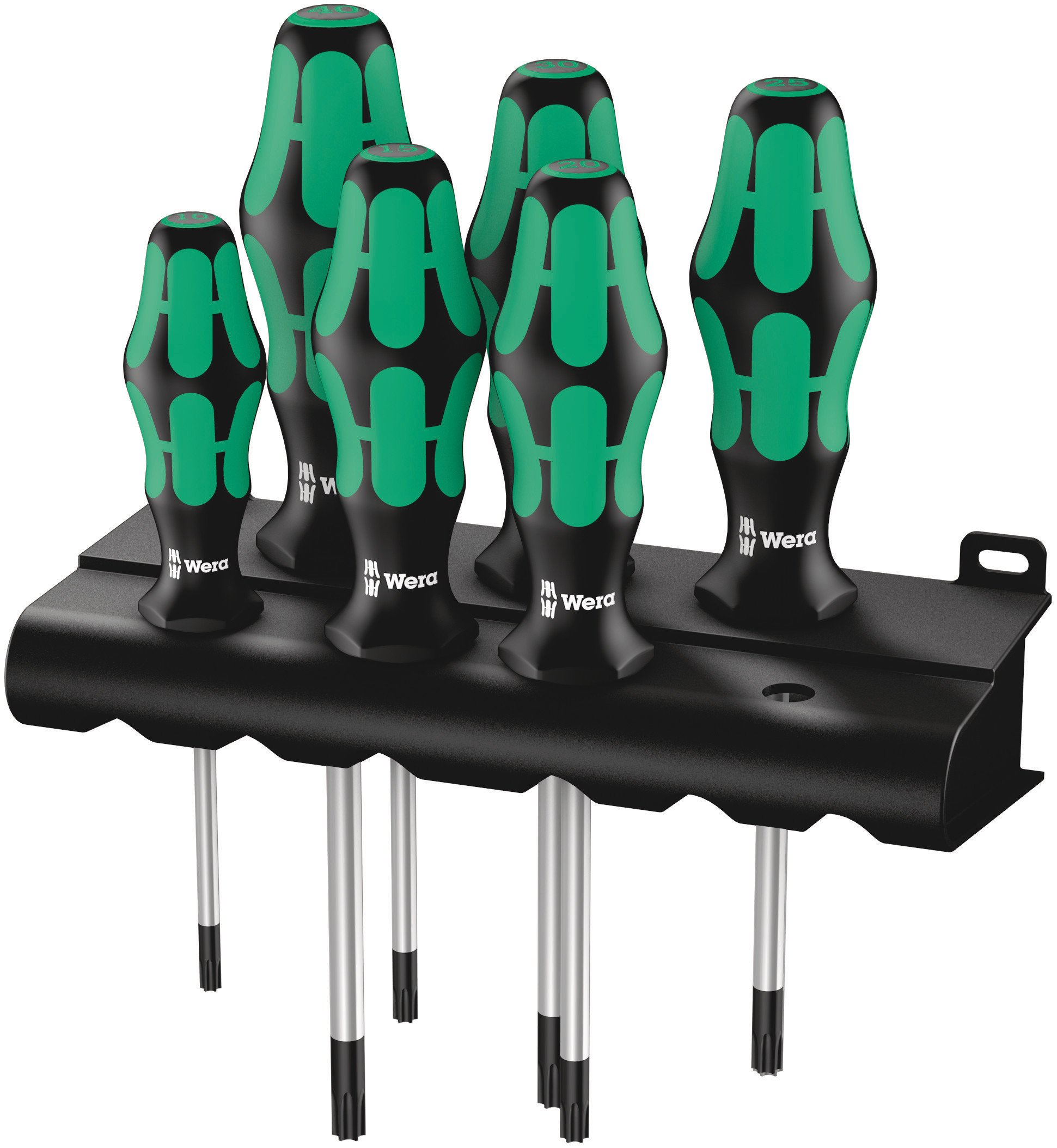 Wera 05028062001 TORX Screwdriver Set with Rack (6-Piece Set)
