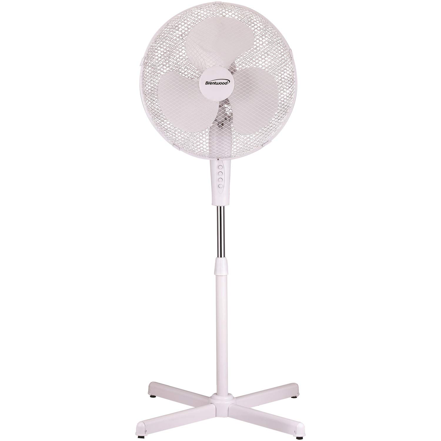 Brentwood Kool Zone F-16SMW 3-Speed 16-Inch 45-Watt Oscillating Stand Fan
