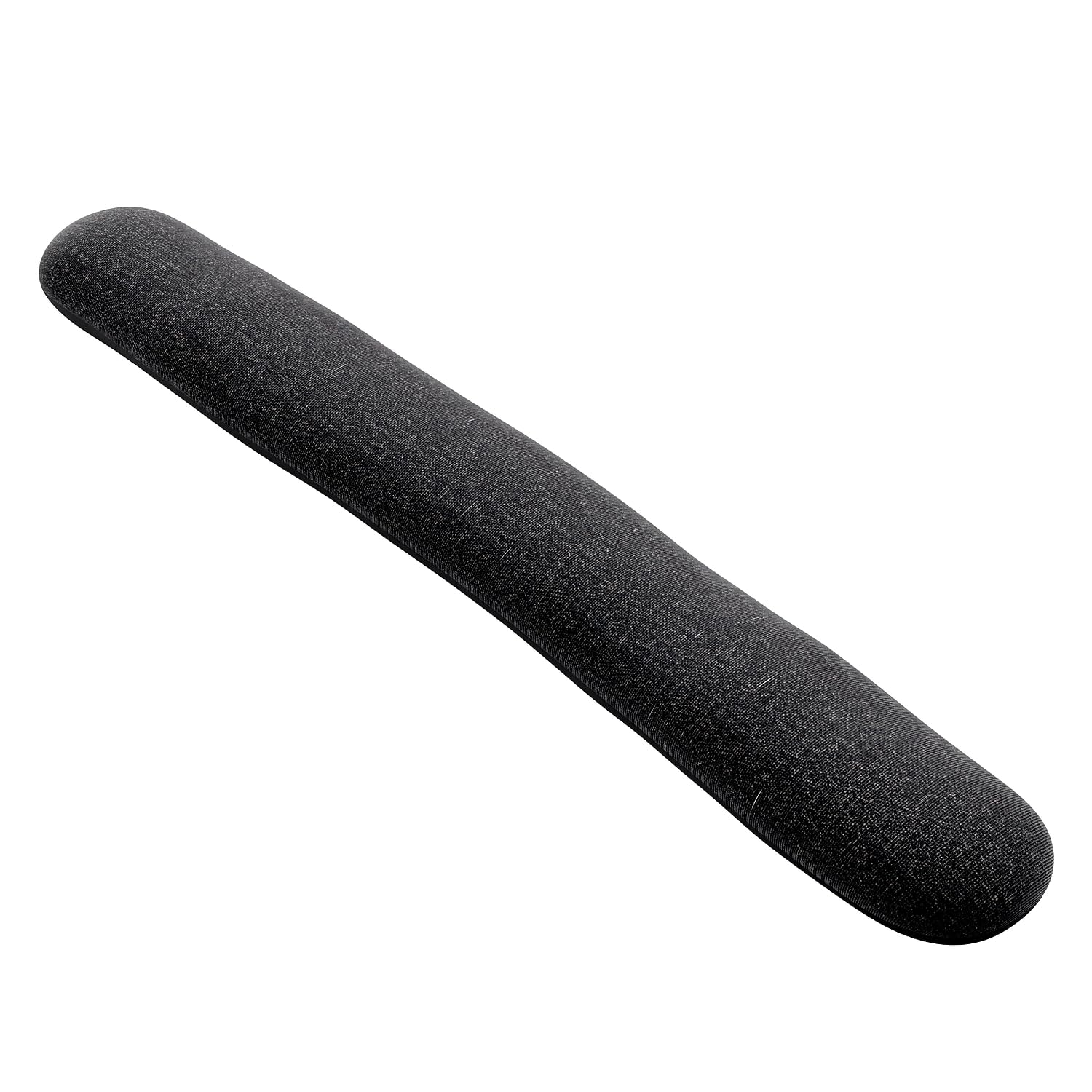 STAPLES Beaded Keyboard Wrist Rest, Ergonomic Non‑Slip Support Cushion for Comfortable Typing, Durable Bead‑Filled Design in Black/Gray