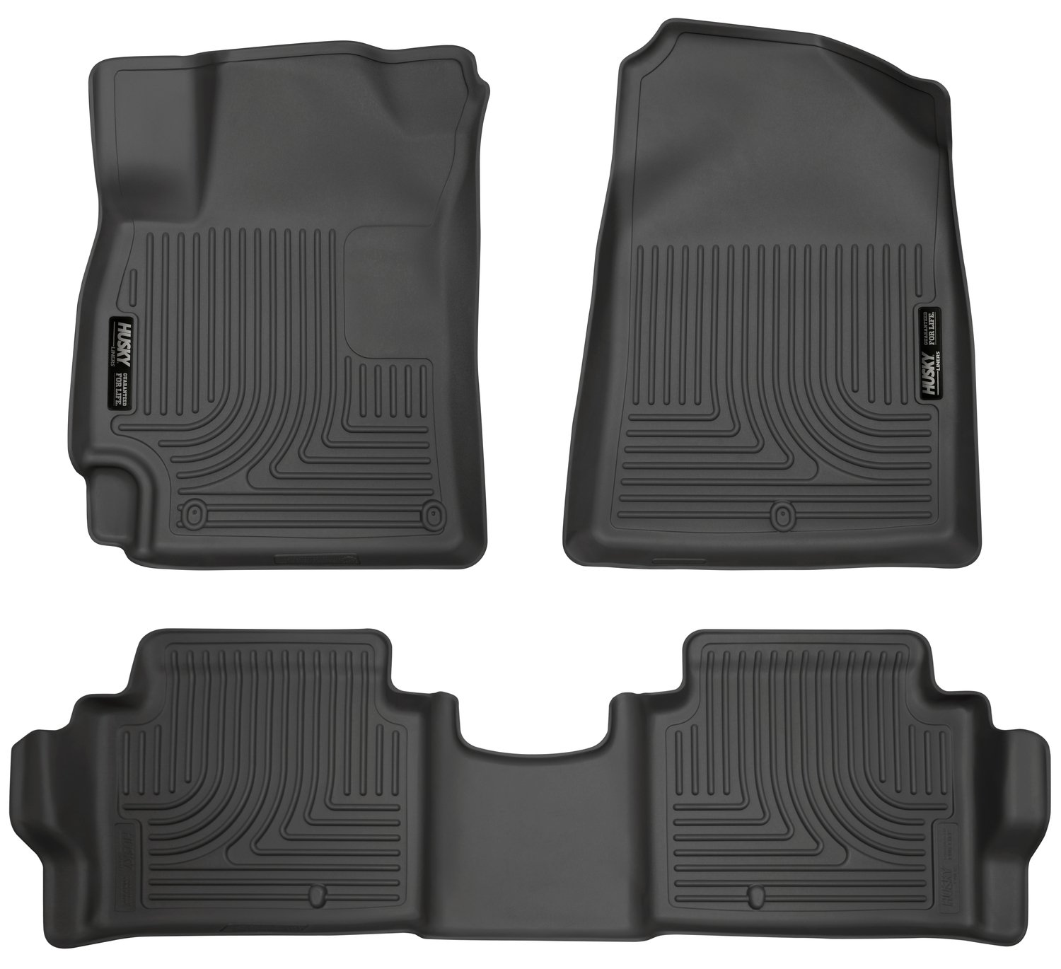 Husky 98871 Front/2nd Seat Floor Liners For '17-'20 Hyundai Elantra