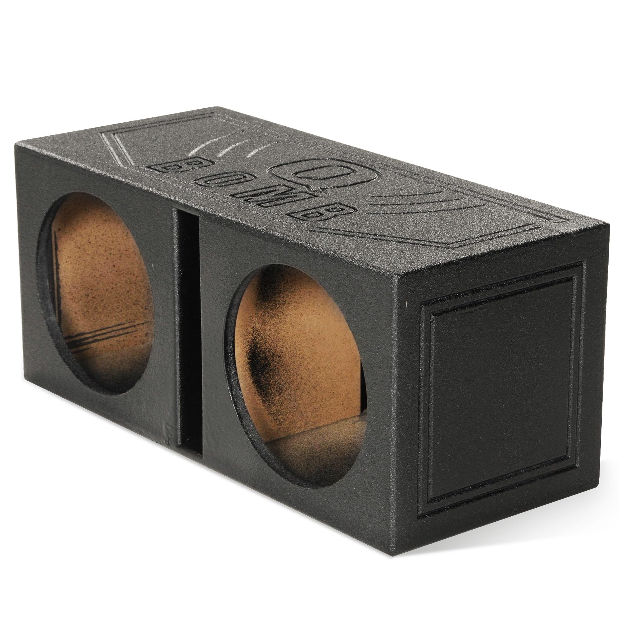 Q Power QBOMB15V Dual 15" Vented Subwoofer Box w/ Rhino Coating