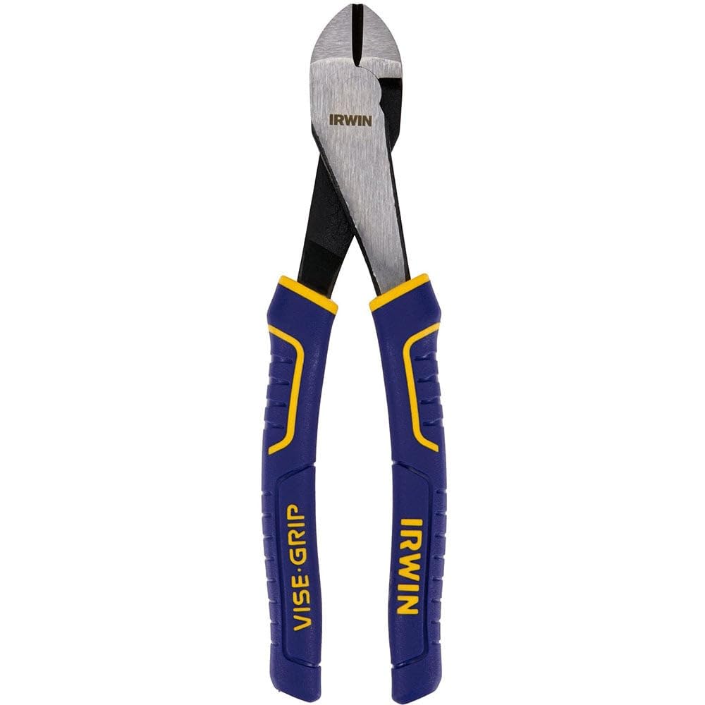 IRWIN VISE-GRIP Diagonal Cutting Pliers, 8", 2078308, nichel chromium steel