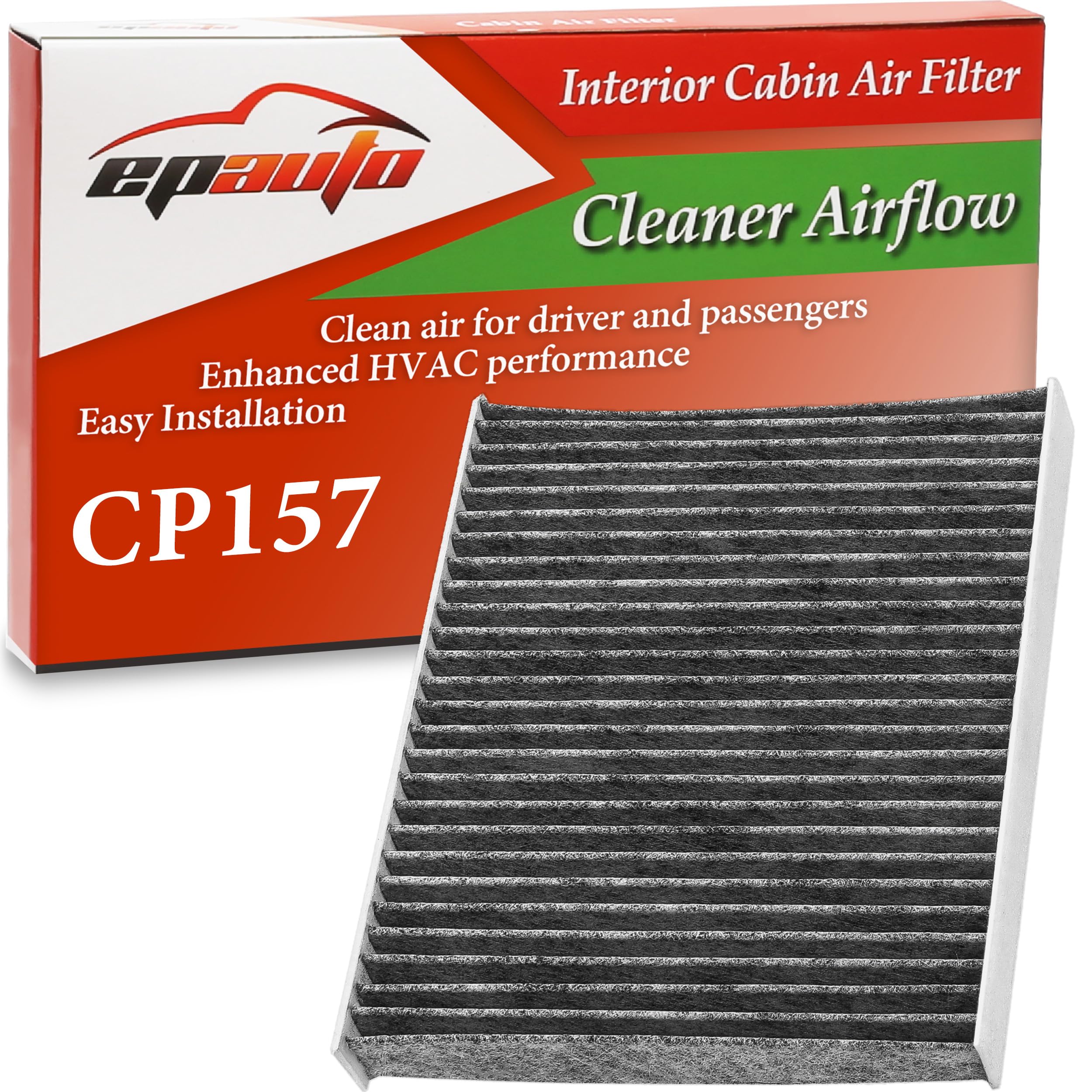 EPAuto CP157 (CF12157) Cabin Air Filter Replacement for Toyota and Lexus