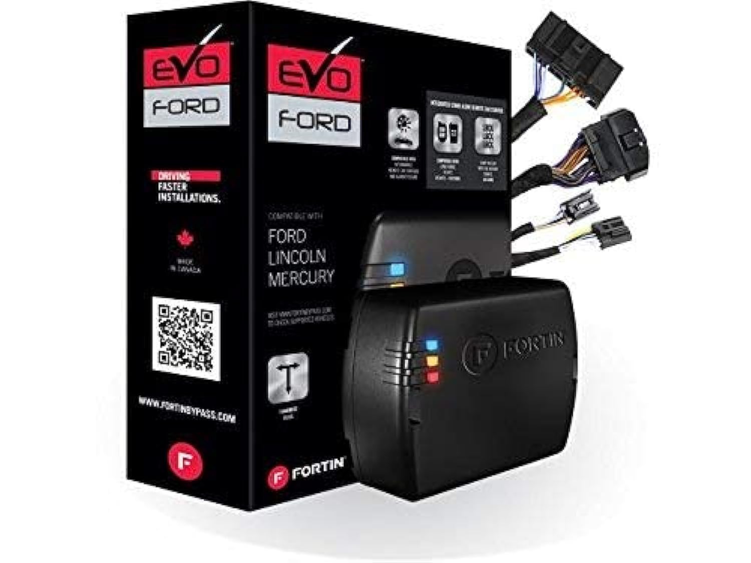 Fortin EVOFORT4 Remote Start Module & T-Harness for 2007-up Ford Lincoln & Mazda