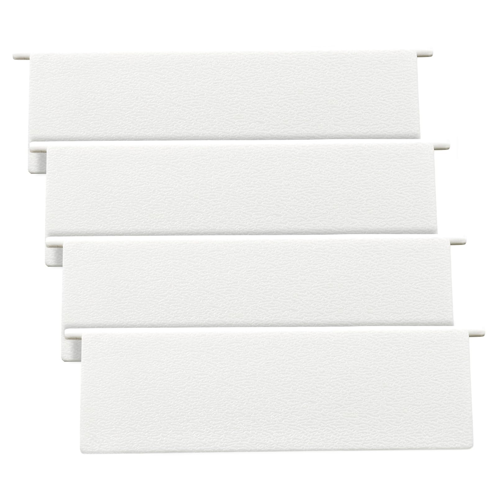 4 Inch Dryer Vent Flap Replacements for Exterior Wall Shutter Vent Cover - 4 Pcs (White) ﻿ ﻿