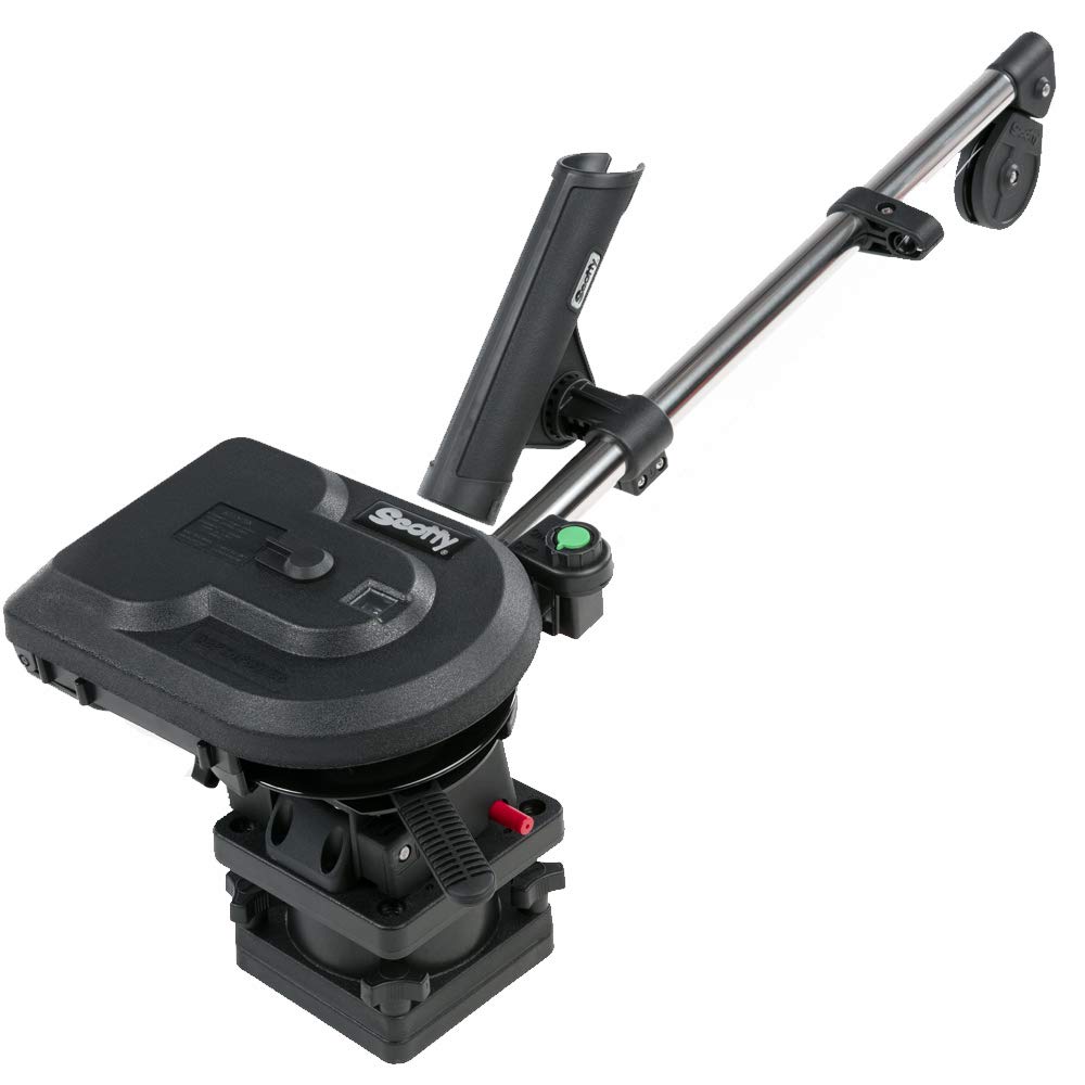 Scotty 1101 Depthpower 30" Solid Boom Swivel Base Rod Holder