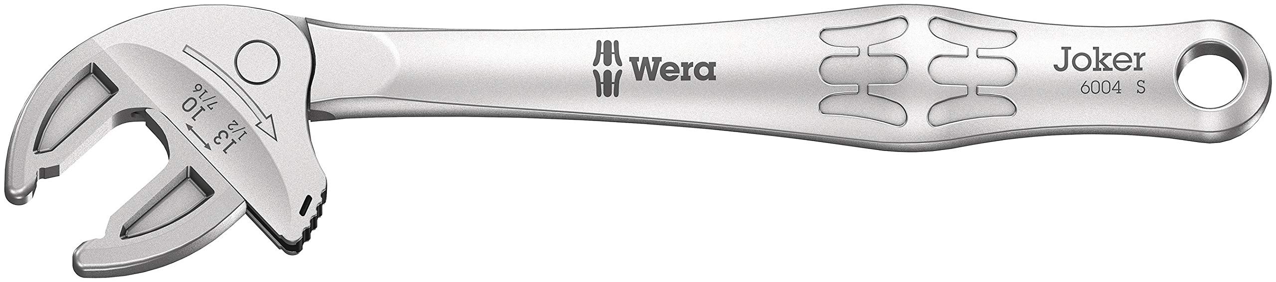 WERA 05020100001 Joker S Self-Setting Combination Wrench: 10  13mm, 7/16  1/2