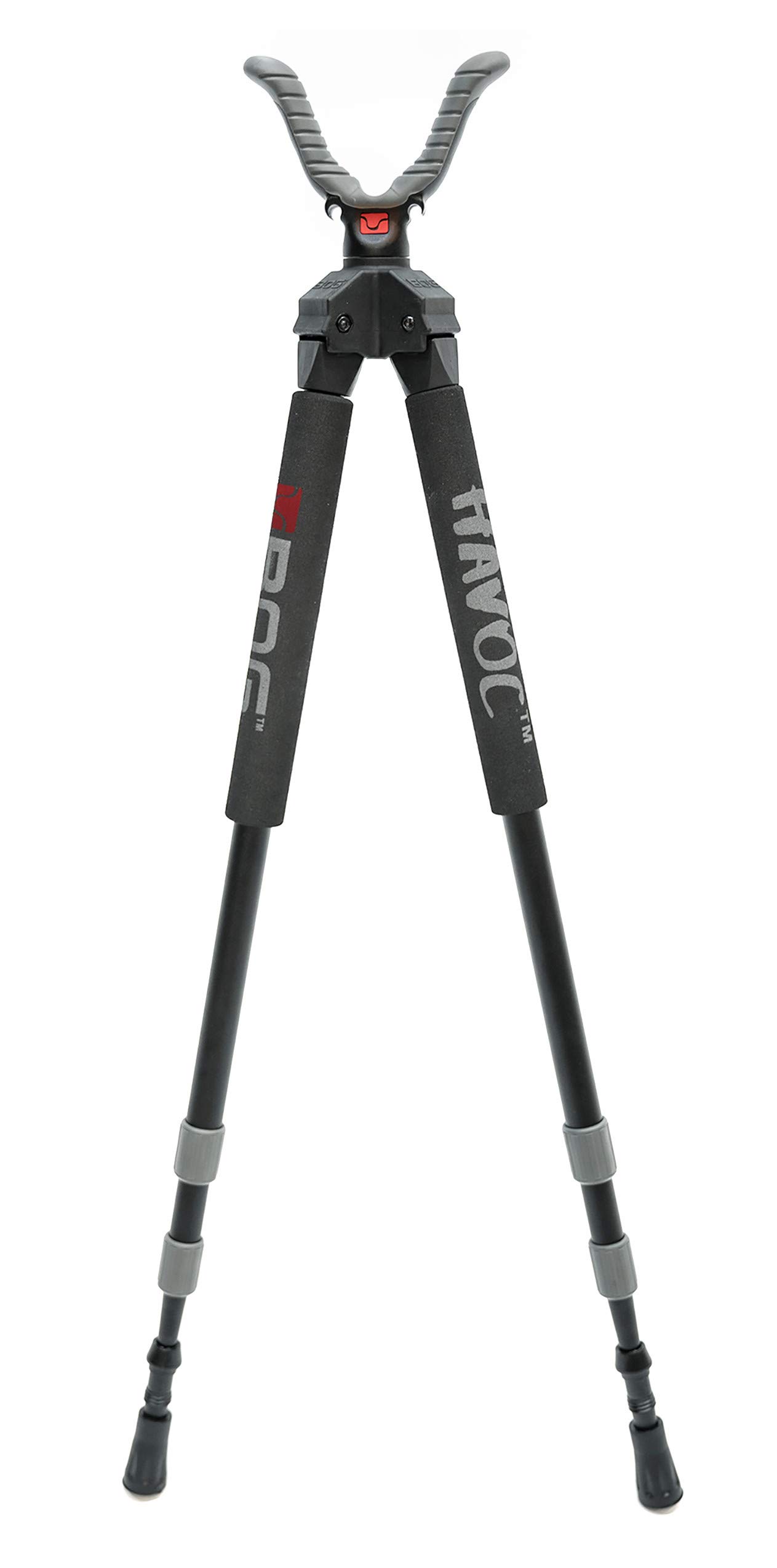 Bog 1100478 Havoc Shooting Stick Bipod - Black
