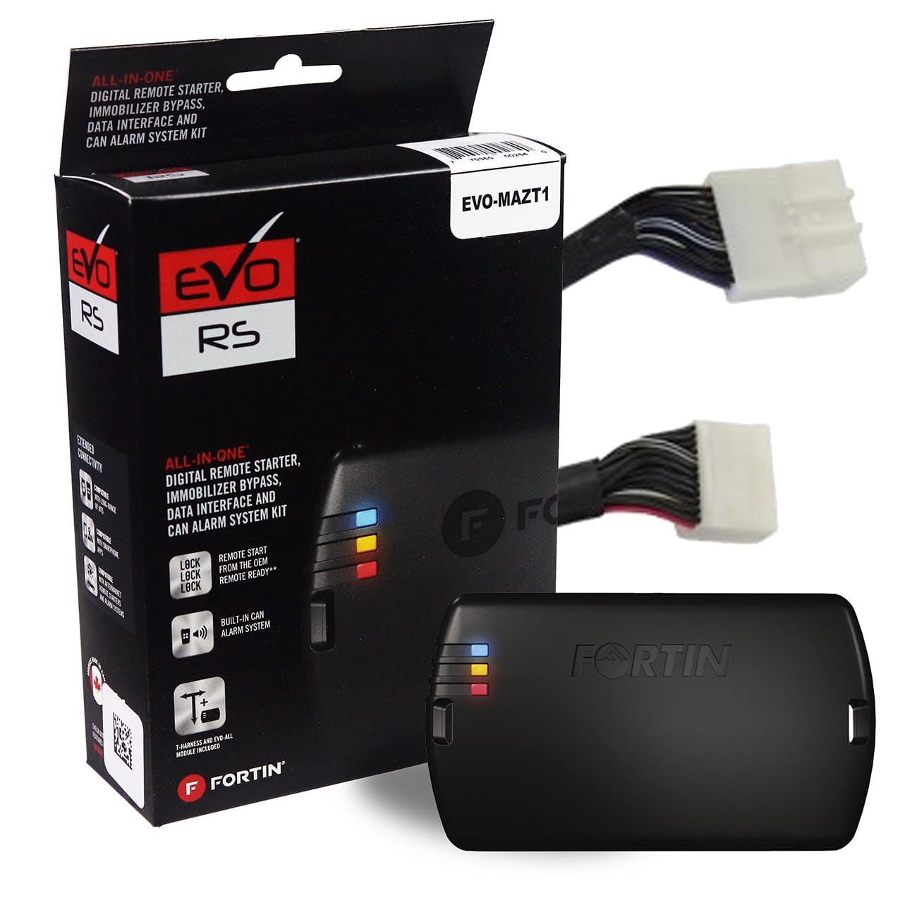 Fortin EVOMAZT1 Remote Start Module & T-Harness for 2013+ Mazda Push-To-Start
