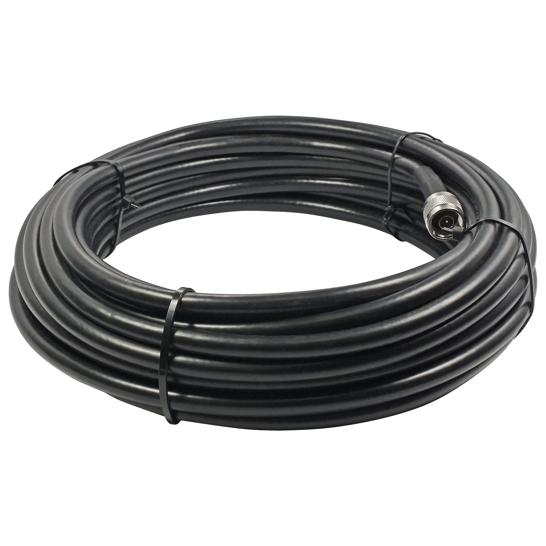 SureCall 50' SC-400 Ultra Low-Loss Coax Cable with N-Male Connectors - Black