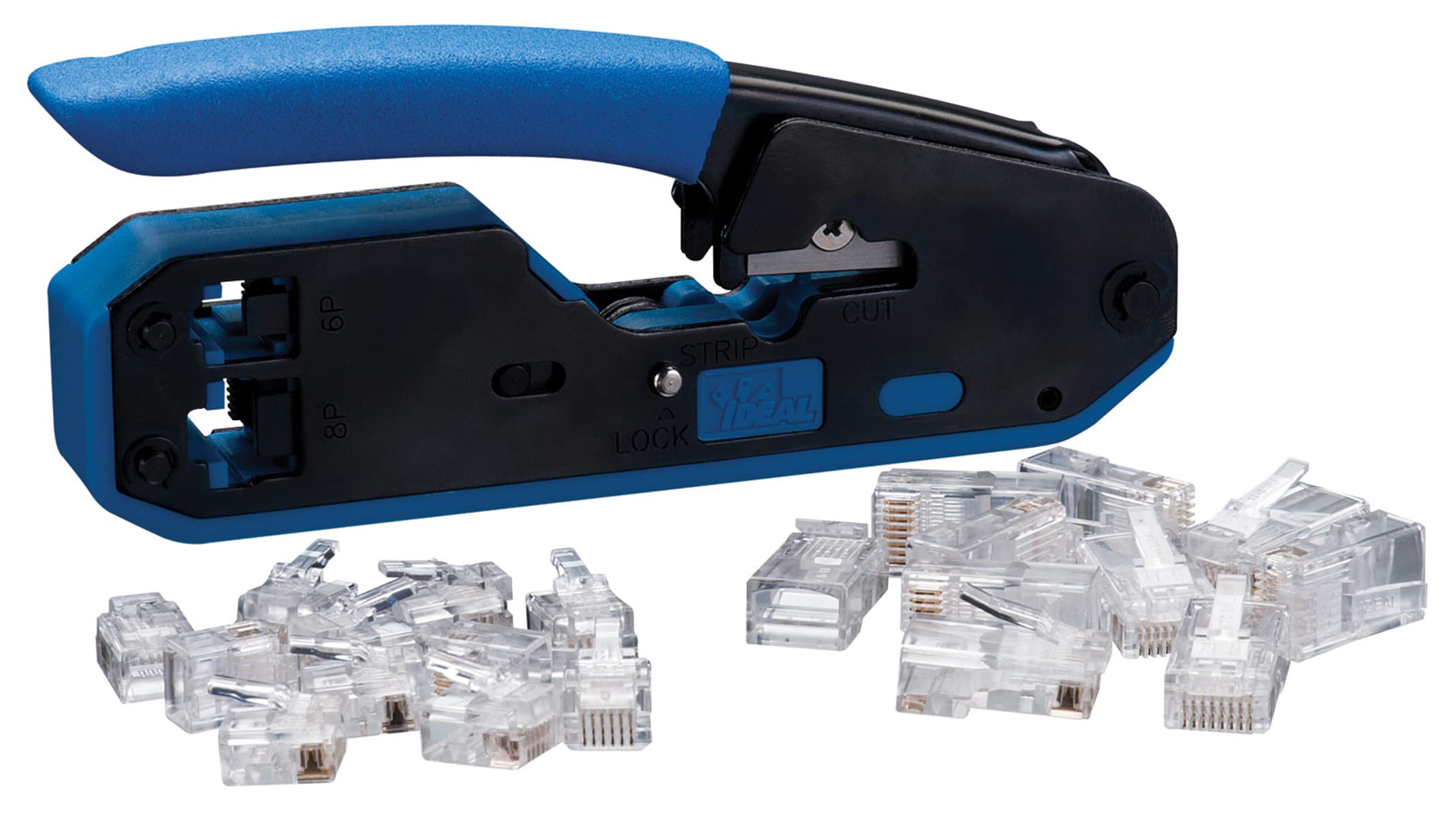 Ideal 33-396 Data/Voice RJ45/RJ11 Crimp Tool Kit
