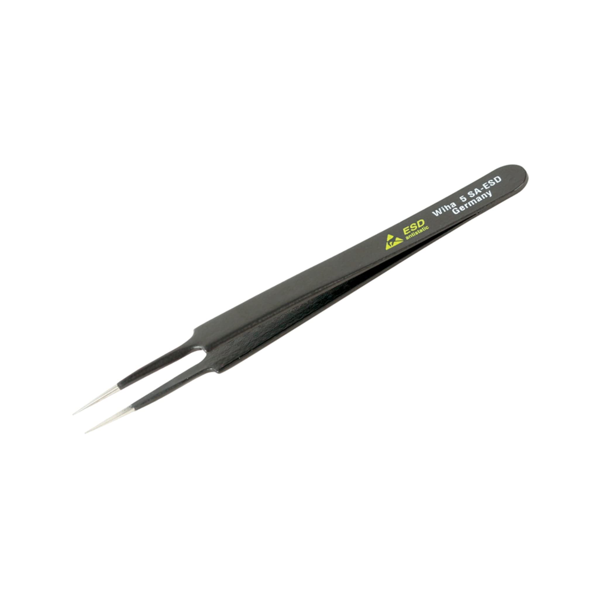 Wiha 44509 ESD Safe Tweezers 5 SA Extra Fine Tapered 110mm