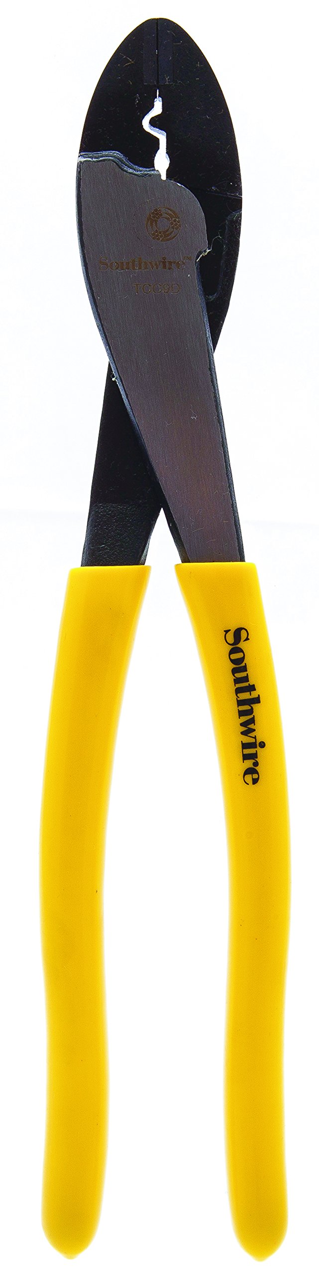 Southwire TCC9D 9-Inch Terminal Crimper/Cutter with Dipped Handles