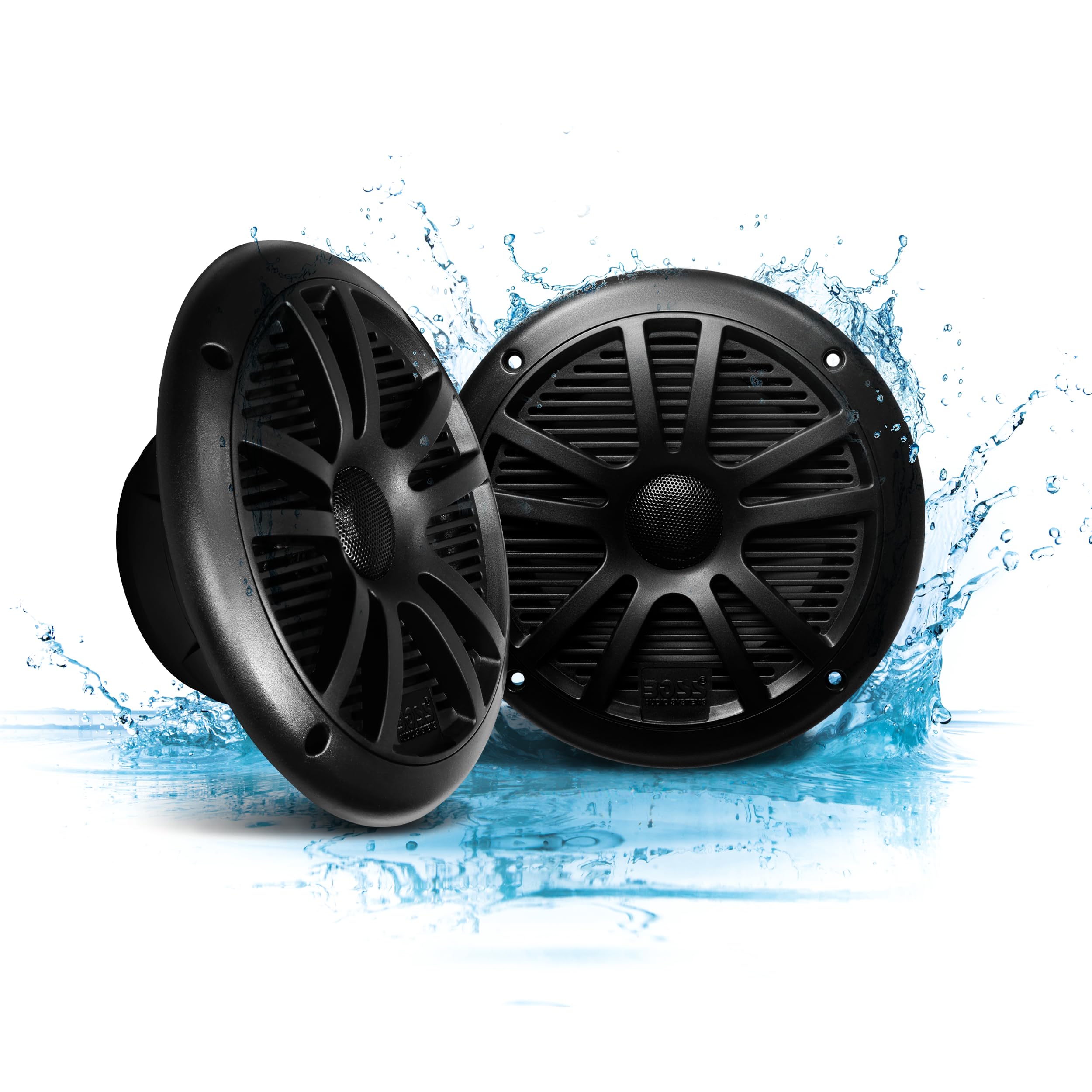 Boss MR6B Marine black 6.5" dual cone (PAIR) 180 watts