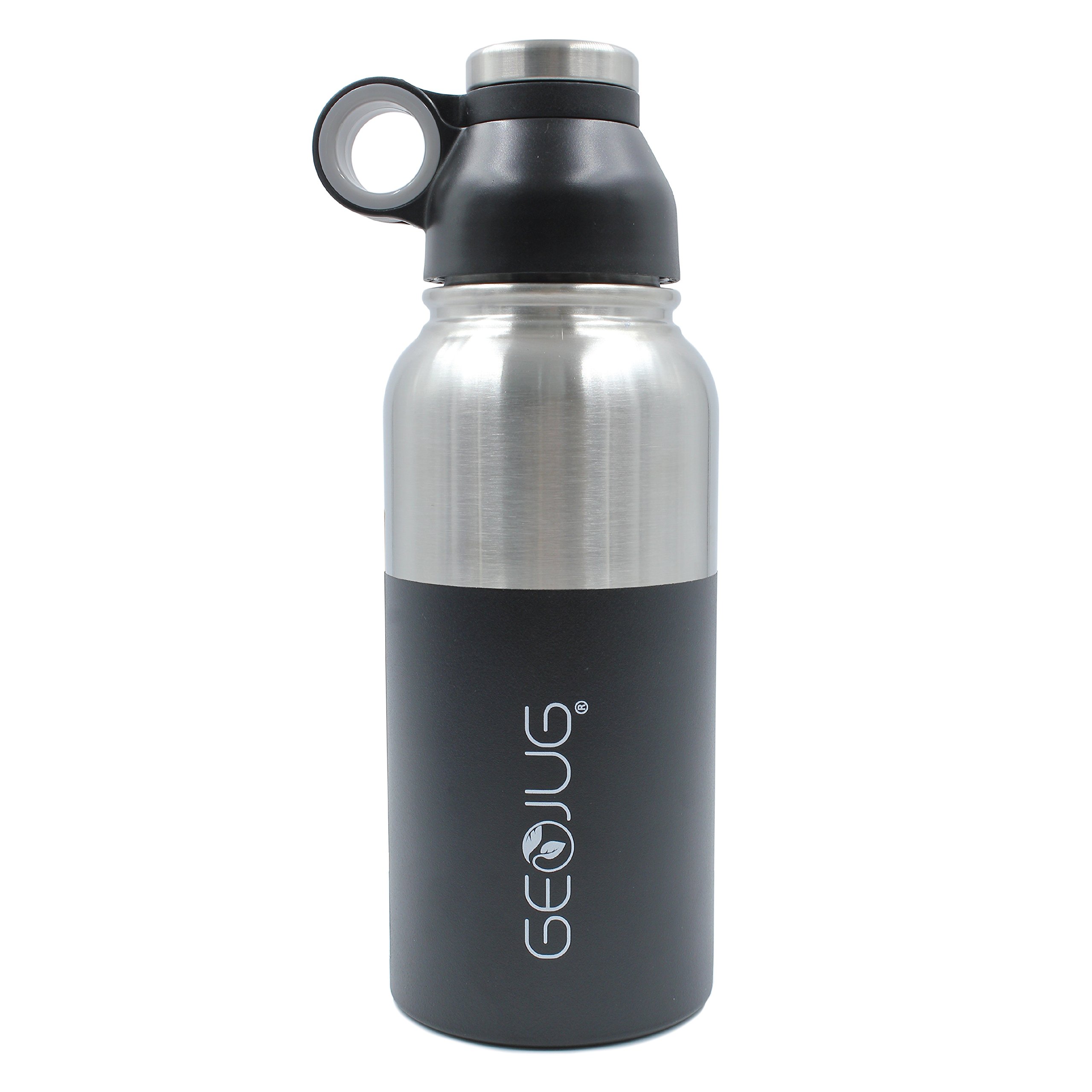 Brentwood Appliances G-1032BK GeoJug 32oz S-Steel Vacuum-Insulated Water Bottle
