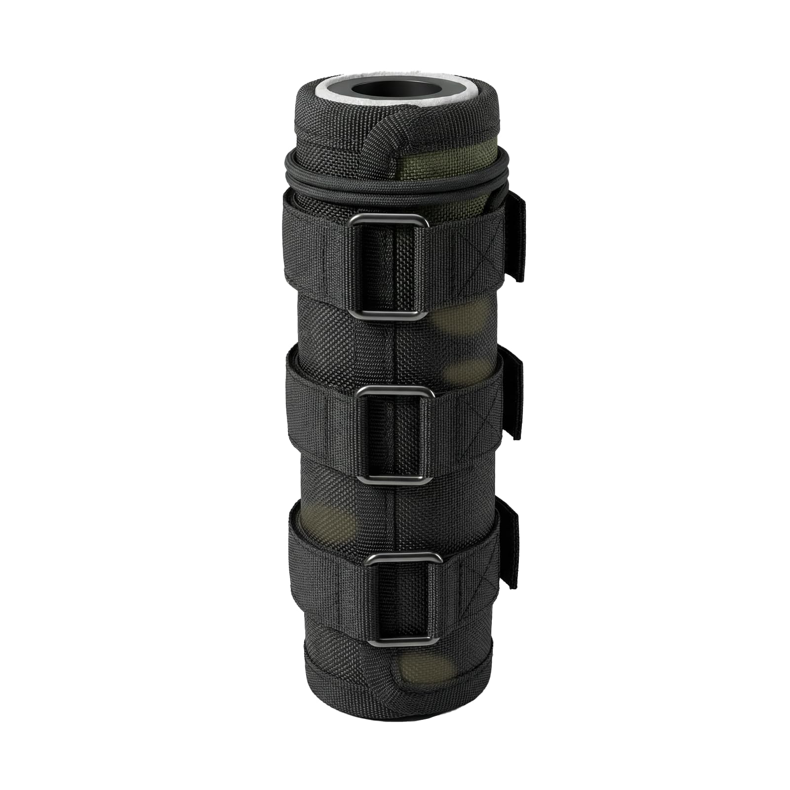 JYLBHYZI 6 Inch Suppressor Cover (5/6/7/7.5/8/9 inch) with Burnproof Microfiber Sleeve & Silicon Lining,1200℉ Heat Resistant Suppressor Wrap for Hunting Silencer Protection with Mirage Mitigation