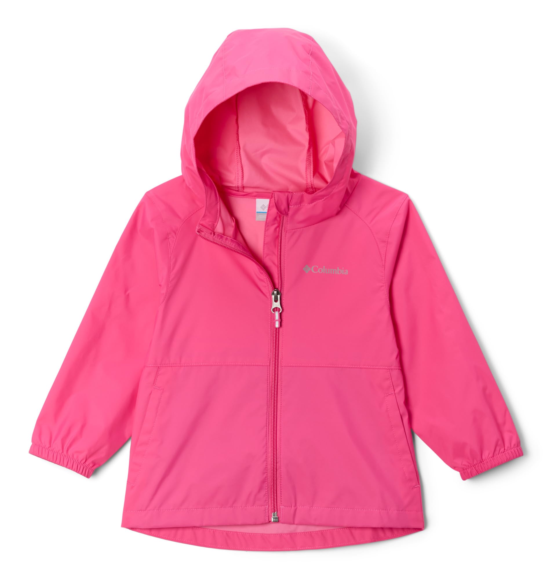 Columbia Youth Girls Switchback II Rain Jacket, Pink Ice, Small