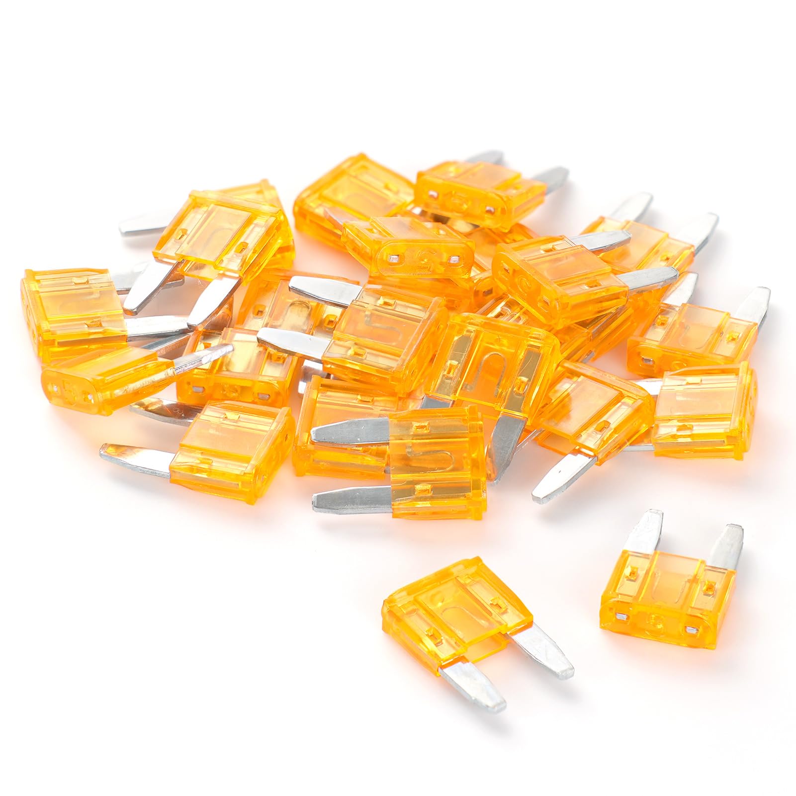 (25Pcs) 5 Amp Mini Car Fuses, 5A Automotive Fuses, Blade Fuse for Car/RV/Truck/SUV/Motorcycle/Boat