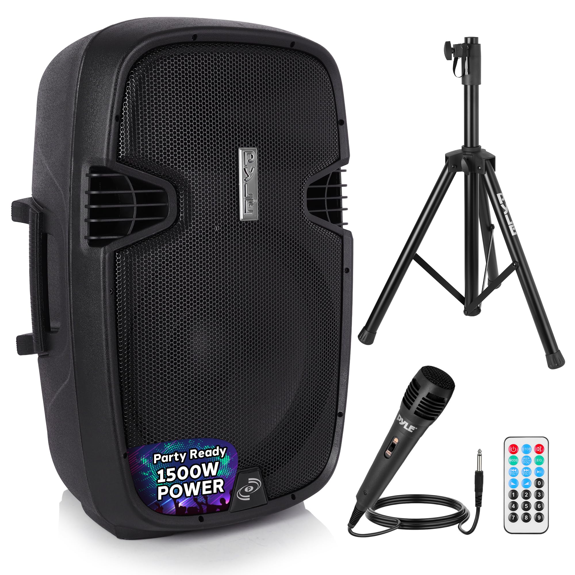 Pyle PPHP155ST Wireless Portable Bluetooth PA Speaker System