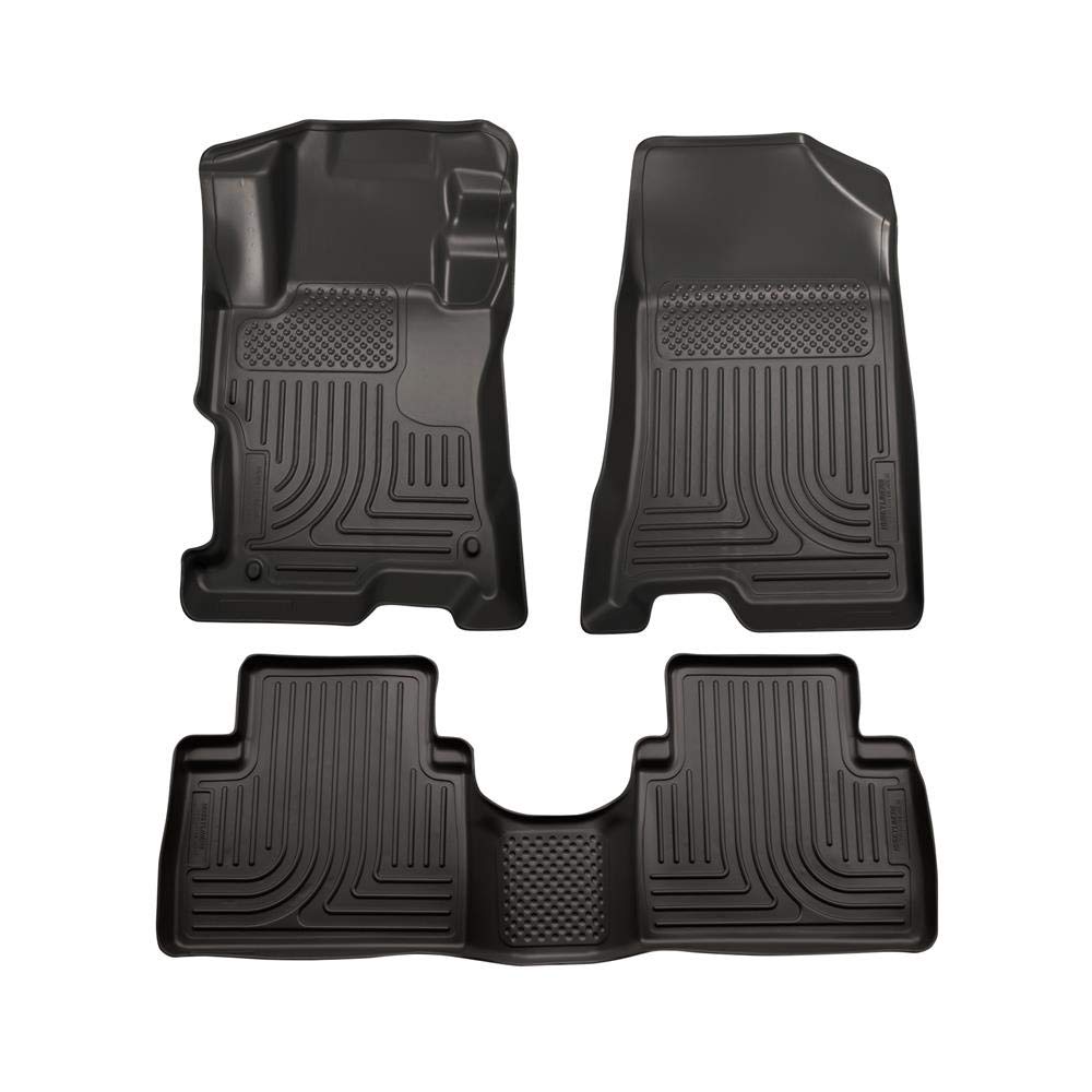 Husky 98401 Front/2nd Seat Floor For 08-12 Accord 4 Door Black