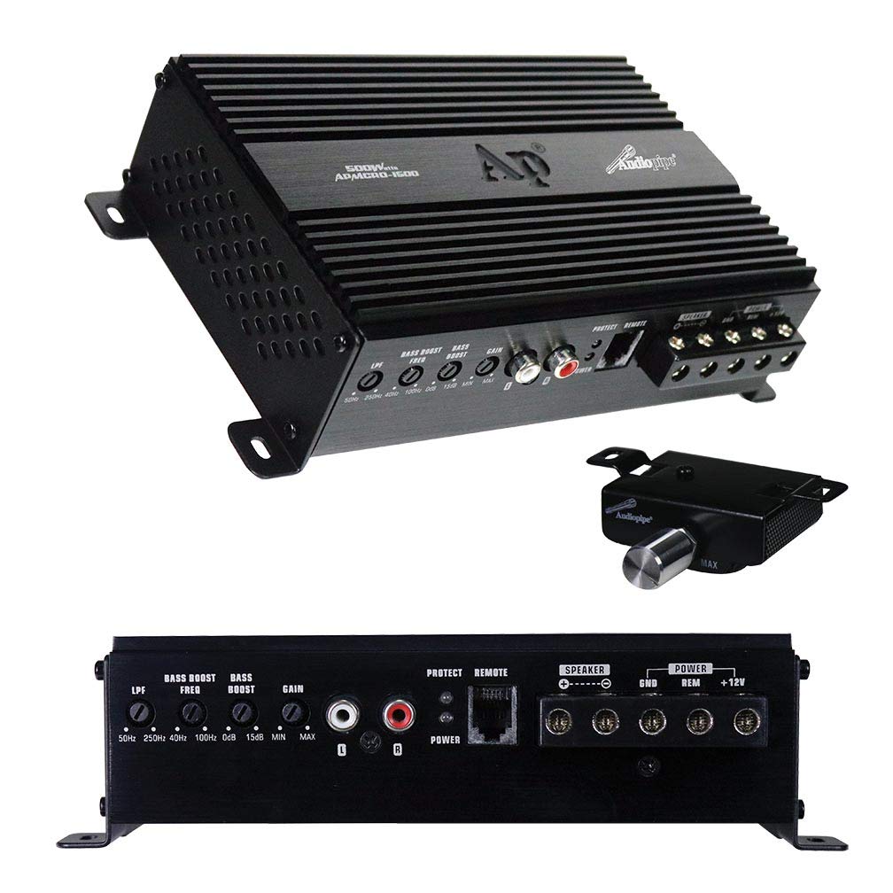 Audiopipe APMCRO1500 Micro Monoblock Amplifier 500W