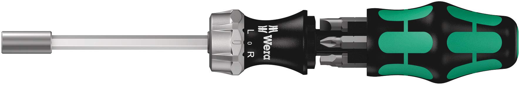 Wera 05073661002 Kraftform Kompakt 27 RA Slotted Ratcheting Screwdriver 1/4 Head