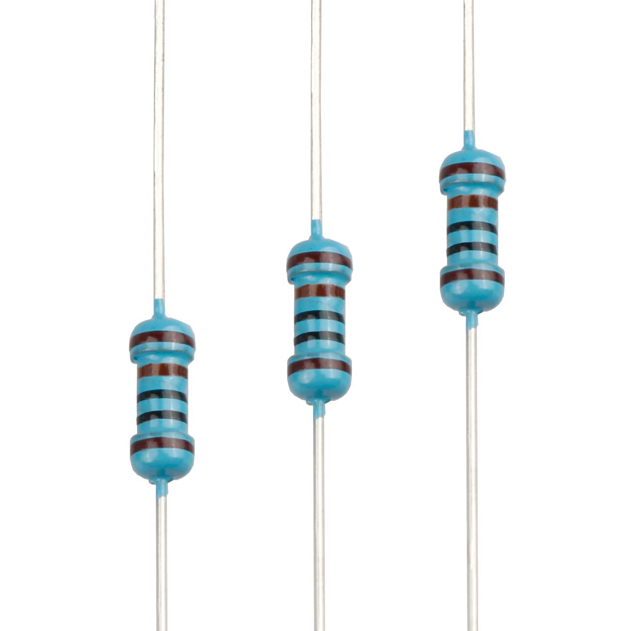 EDGELEC 100pcs 1K ohm Resistor 1/4w (0.25 Watt) ±1% Tolerance Metal Film Fixed Resistor, Multiple Values of Resistance Optional
