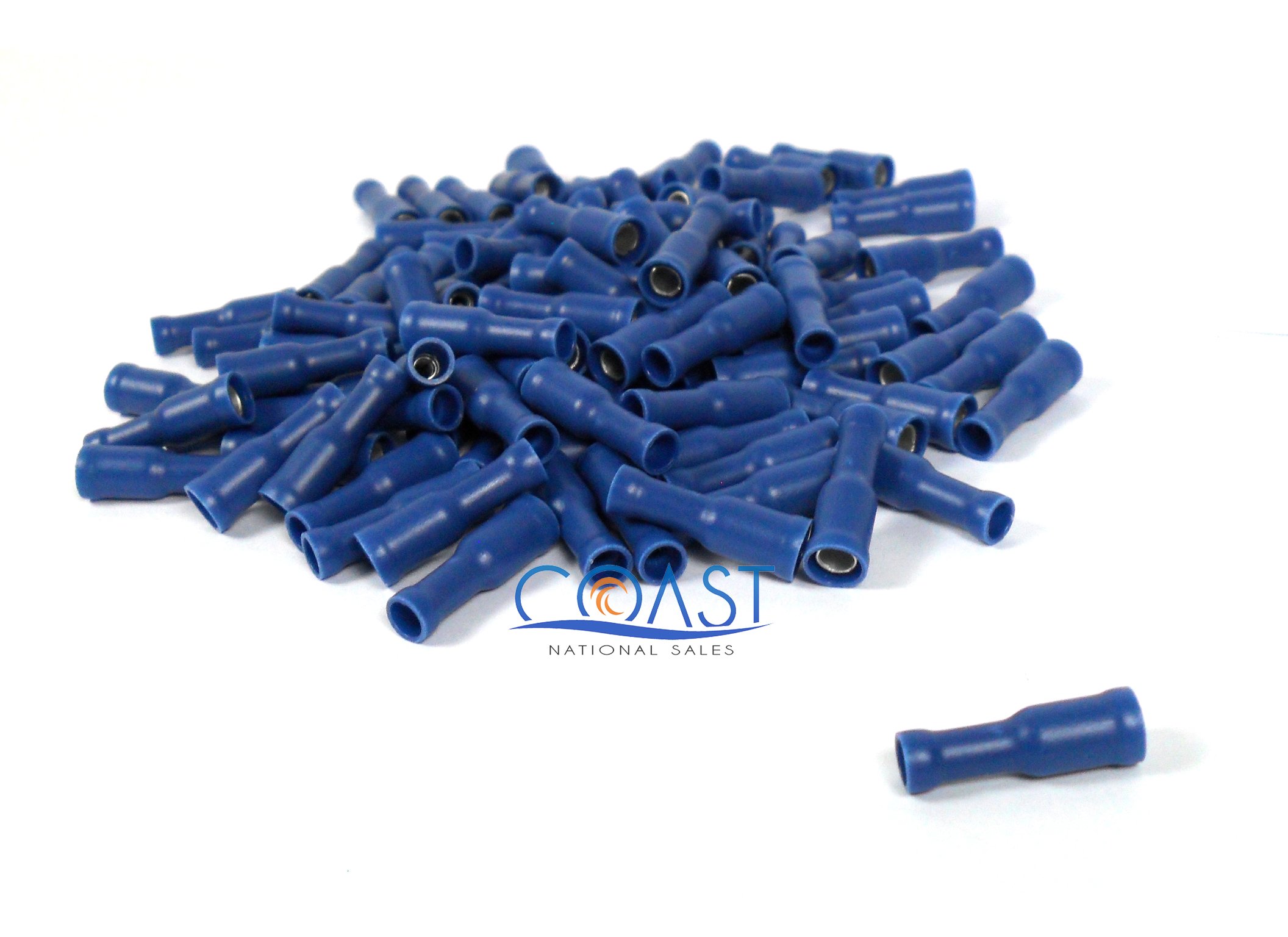XSCORPION FB1614B Bullet Connectors 16/14ga. Female Blue (100 pack)