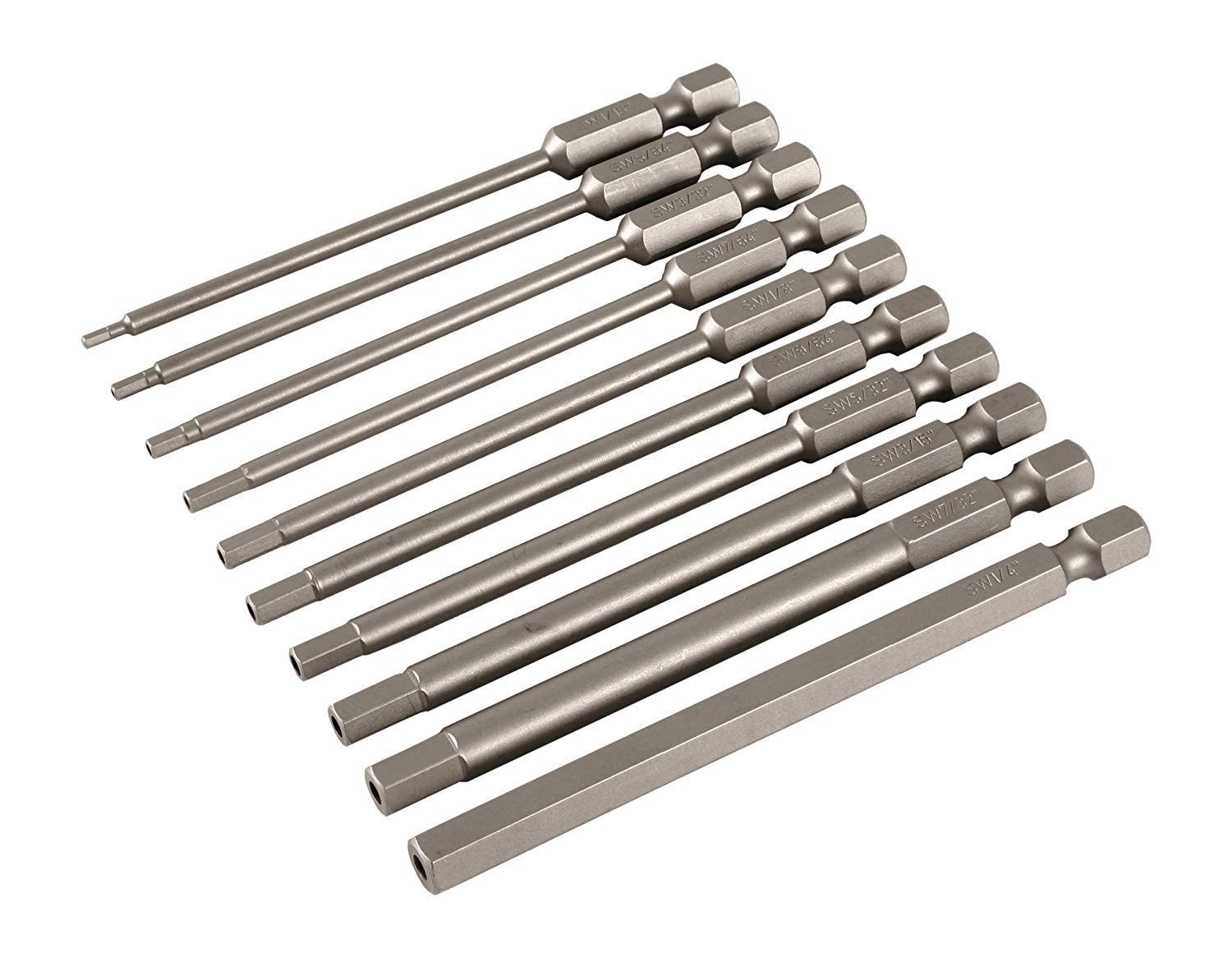 Wiha 76096 Security Hex Power Blade Set (10 Piece Set)