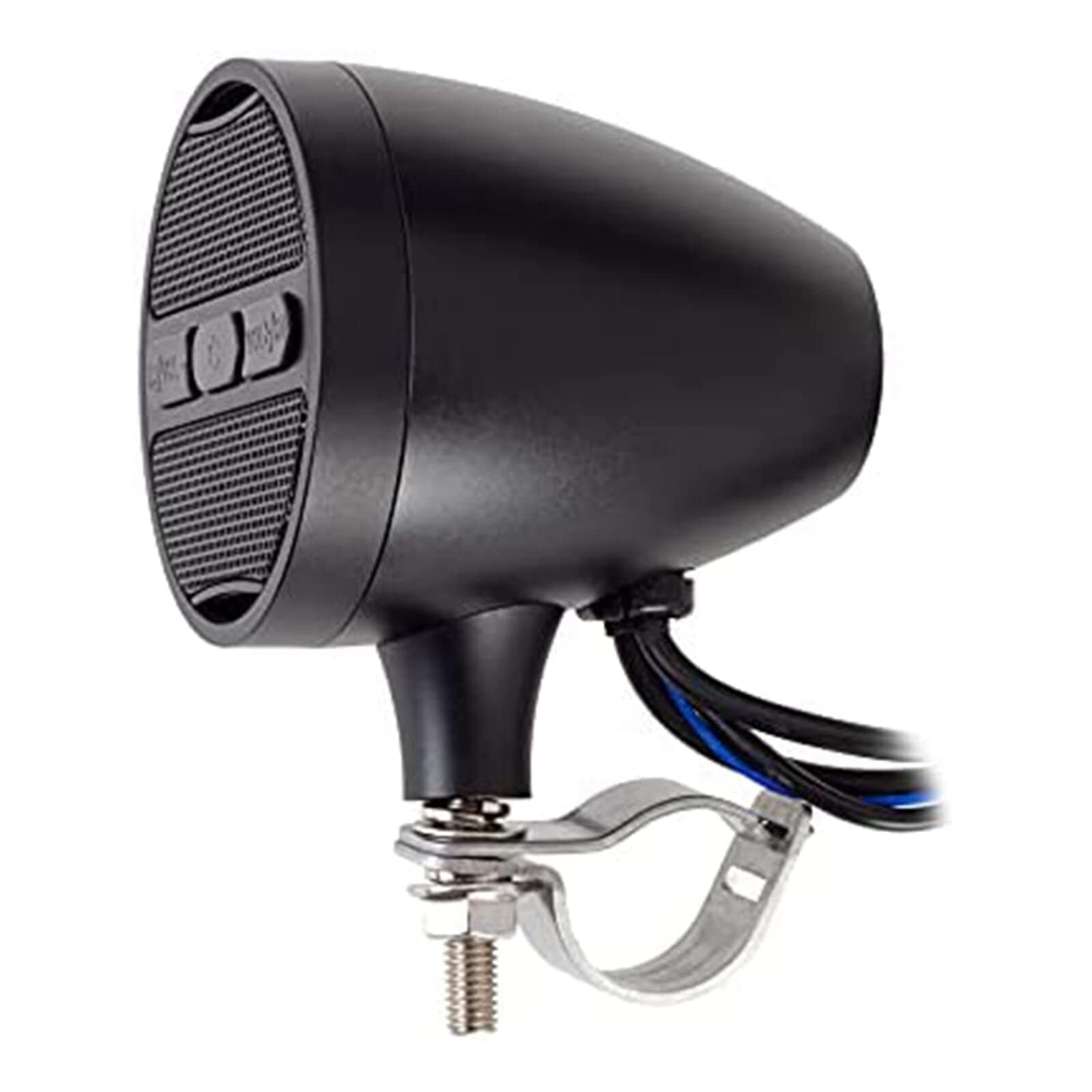 Power Acoustik MCS22B Motorcycle FM Tuner 3 BT Speaker System Black Finish