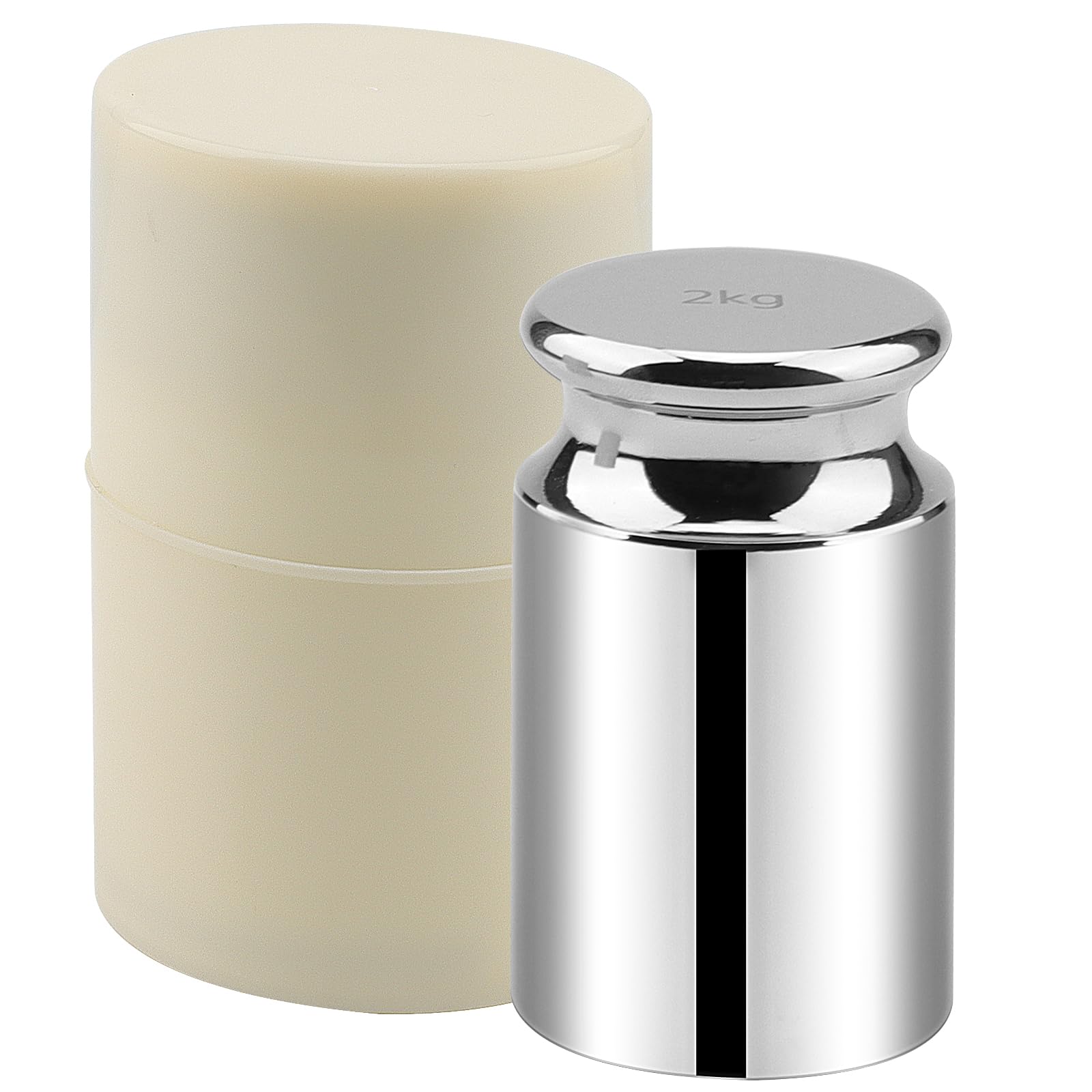 MUKCHAP 2kg Calibration Weight, M1 Class 2000g Scale Calibration Weight for Laboratory, Factory, Supermarket