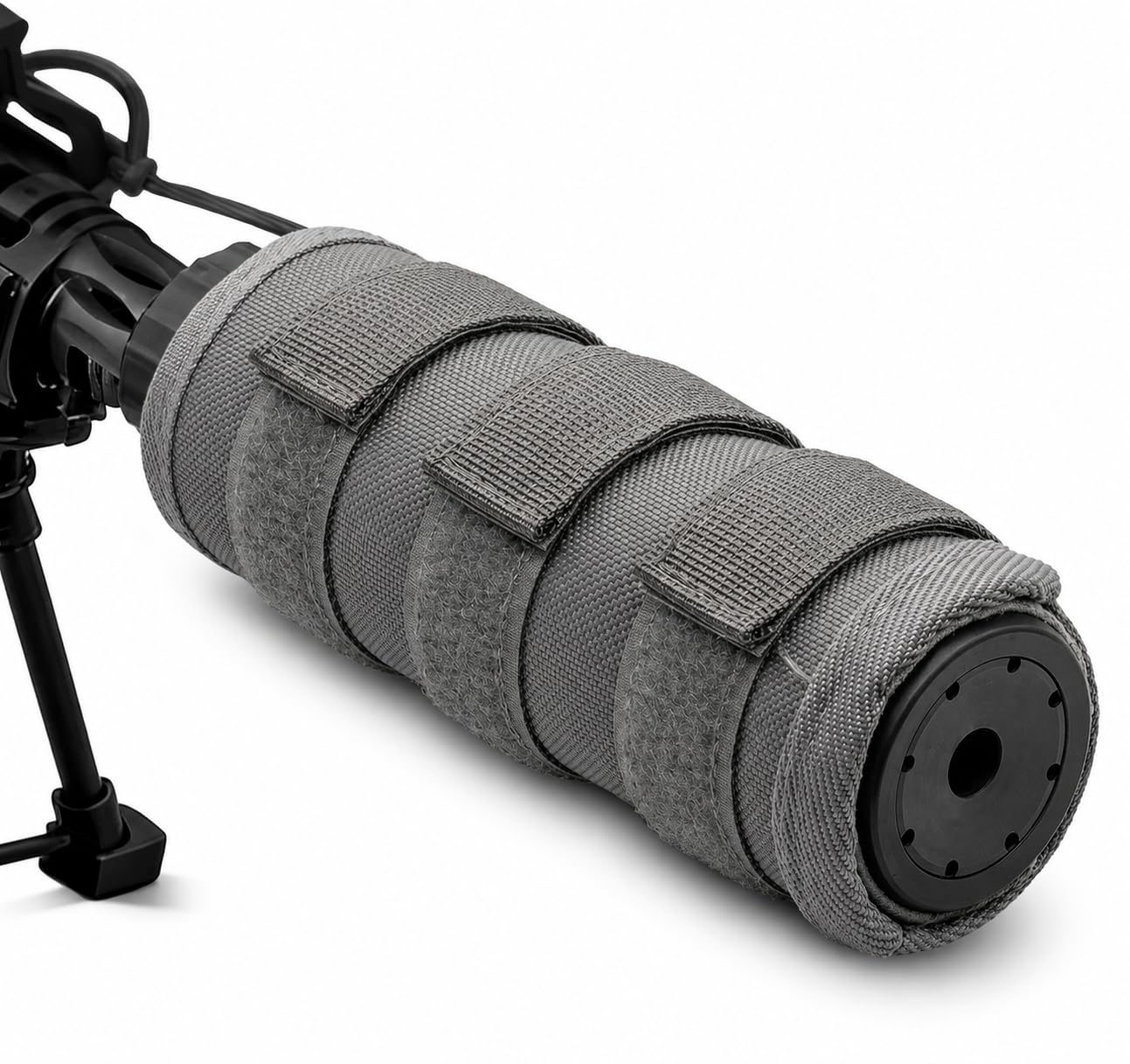 AVIVA Sports 6 Inch Suppressor Cover (5|6|7|8|9| Inch) 2912°F Rated Fiberglass Inner Sleeve + Fireproof Cotton Outer Wrap | Heat Resistant Silencer Cover