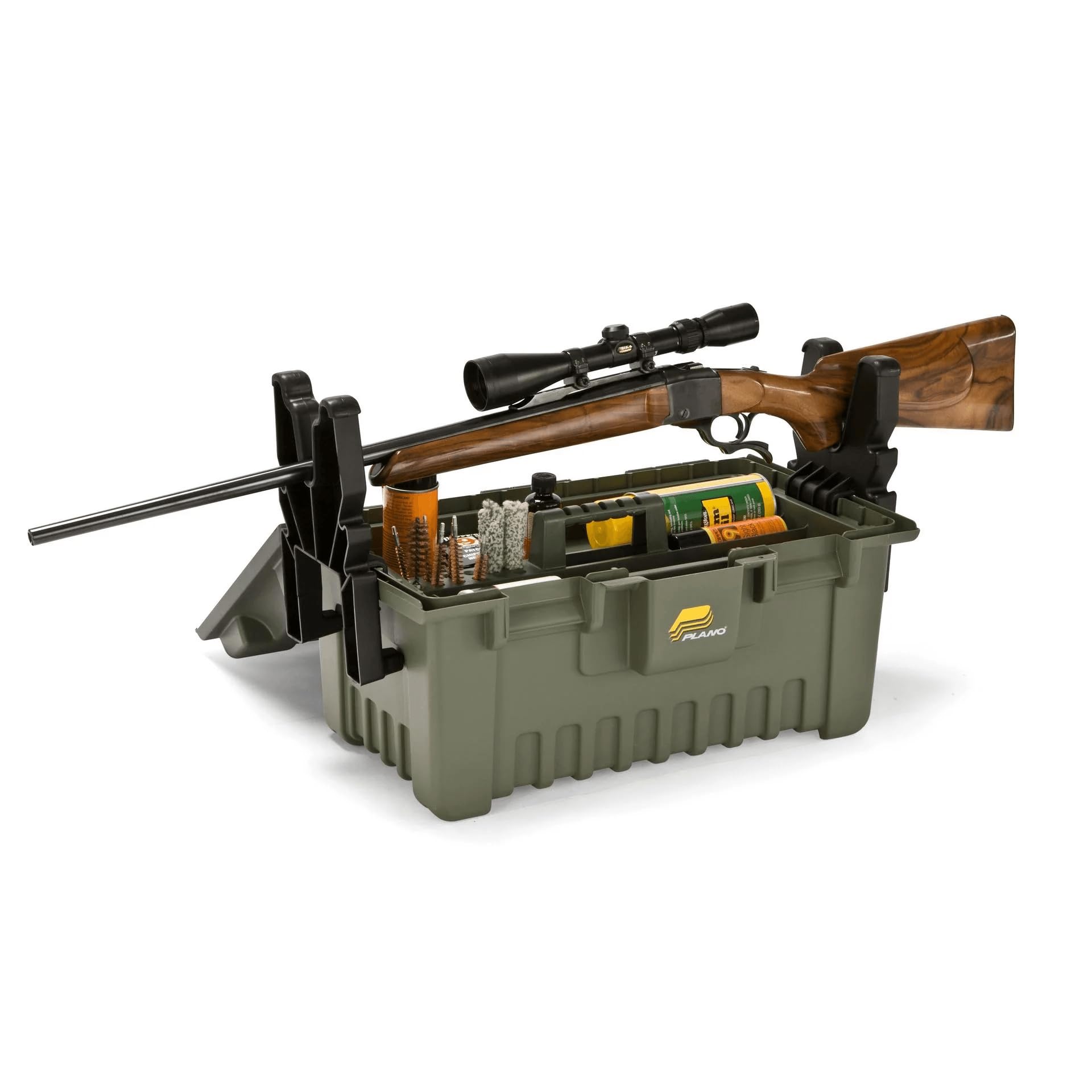 Plano 178100 Large Shooters Case with Gun Rest (O.D. Green)