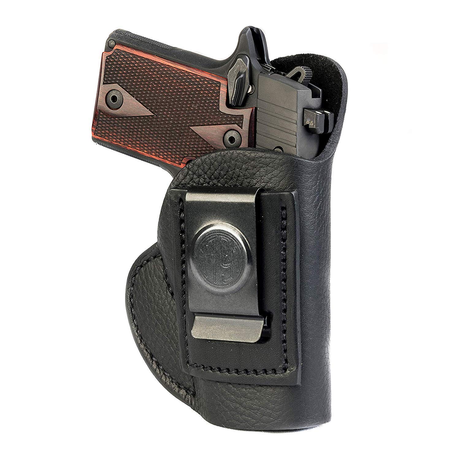 1791 GunLeather P238 & P938 Premium Leather IWB CCW Holster - Super Soft & Comfortable Leather Gun Holster - Right Handed - Fits Sig Sauer P238 and P938